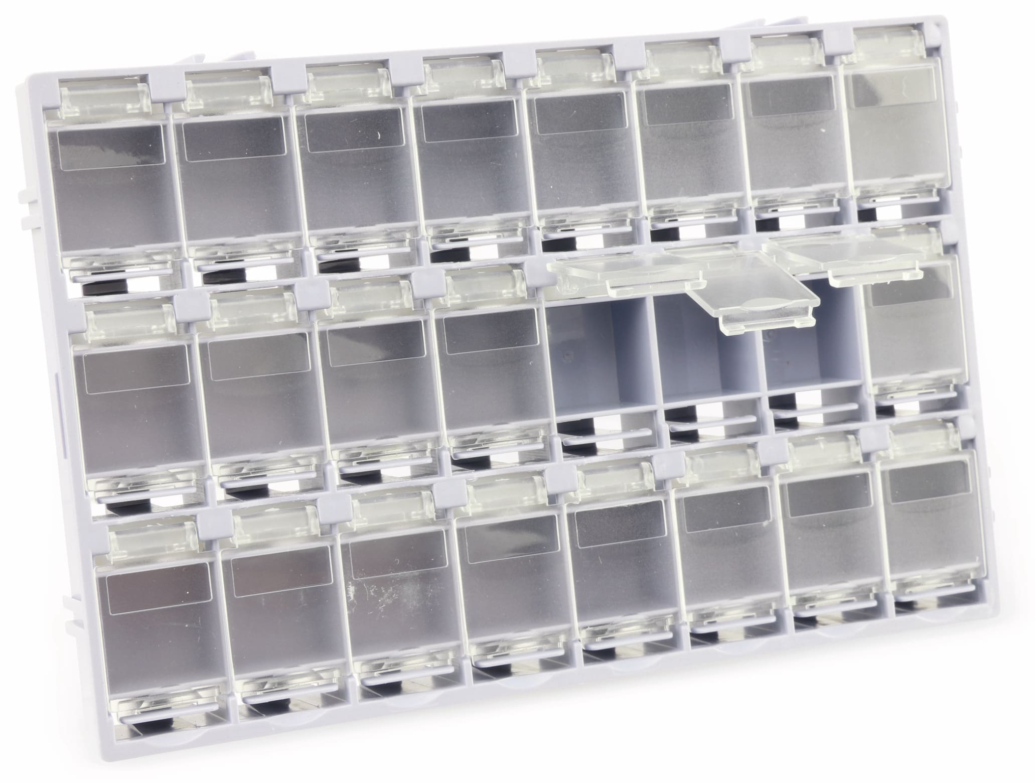 SMD-Systemcontainer T-156, 24-fach, grau