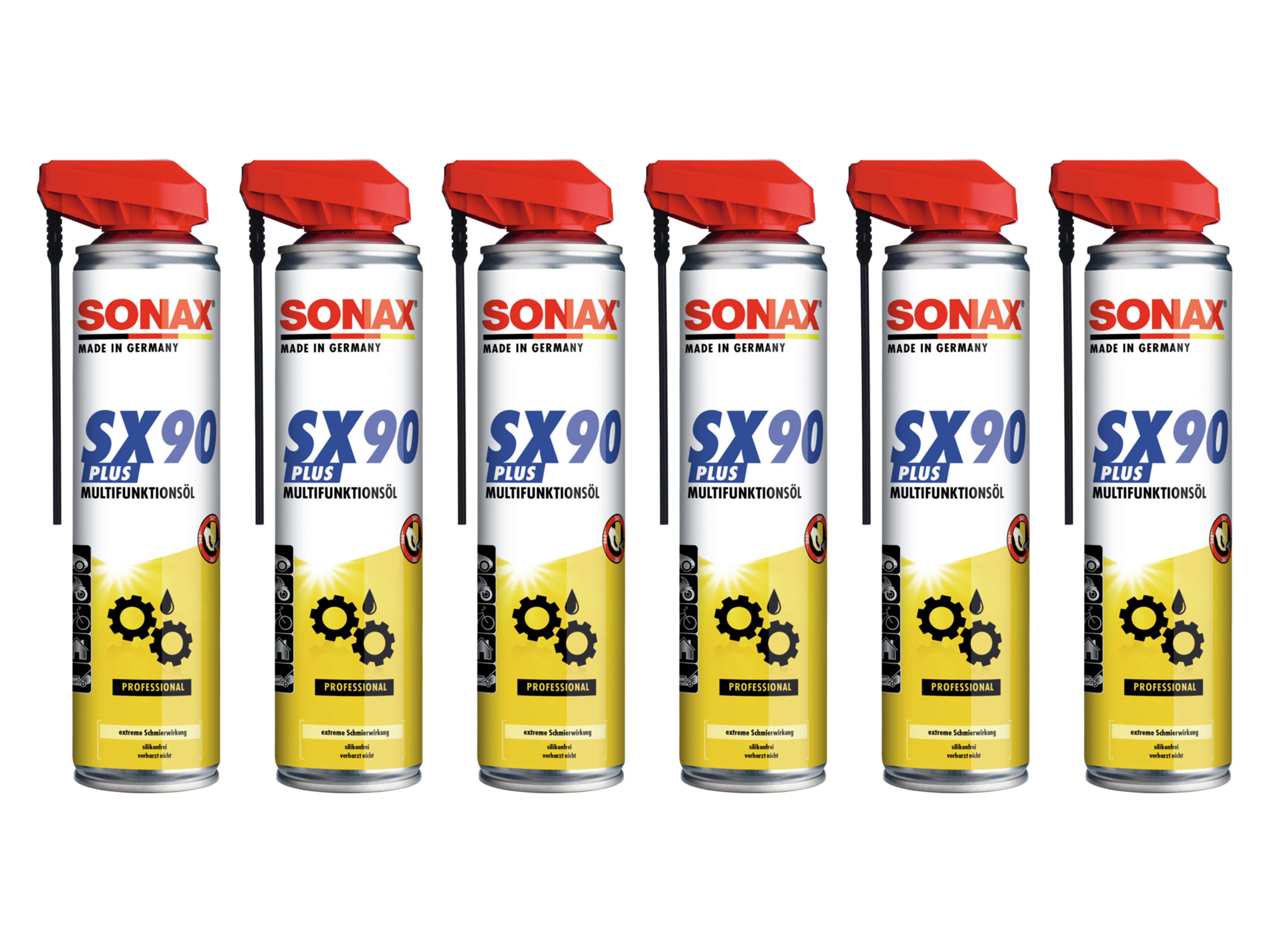 SONAX Multifunktionsöl, SX90 PLUS EasySpray, 400 ml, 6 Stück