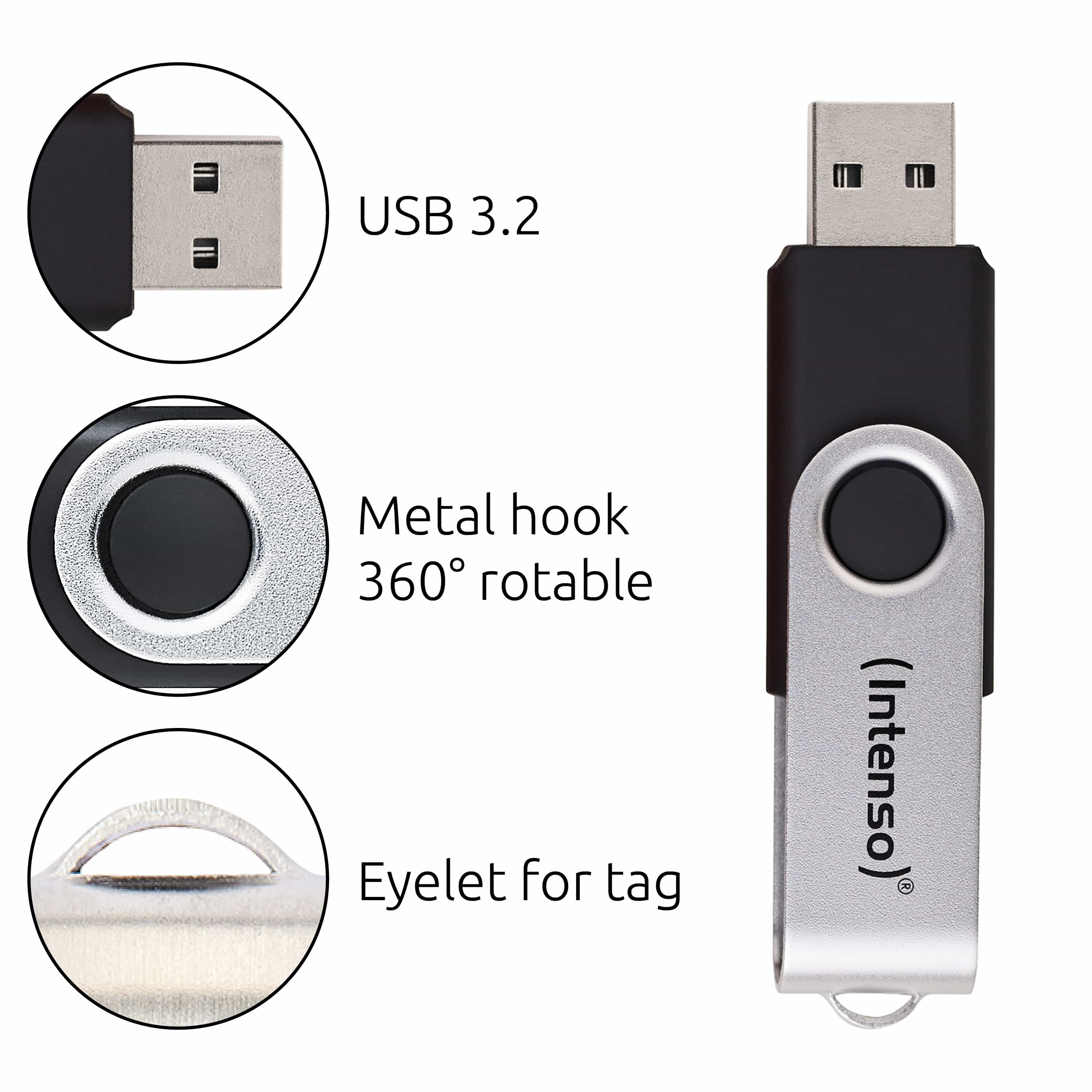 INTENSO USB-Stick Office Line 3543492 USB 3.2 256GB INTENSO USB-Stick Office Line 3543492 USB 3.2 256GB