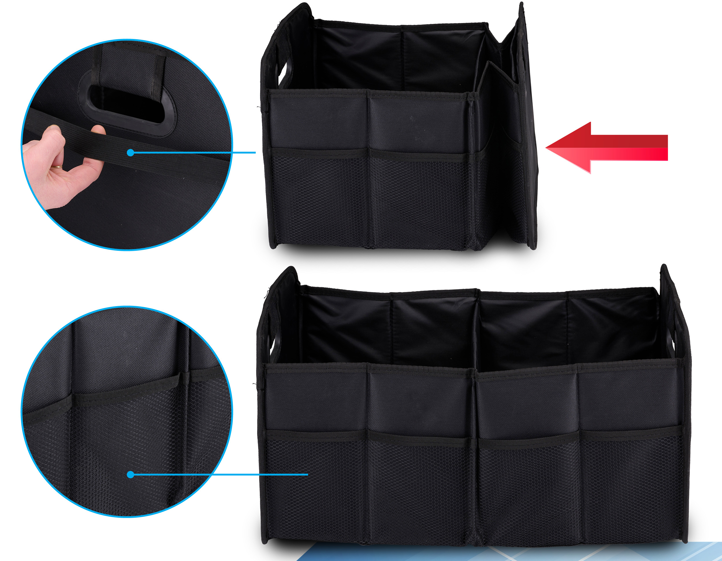ALL RIDE KFZ-Organiser, 50x32x27 cm