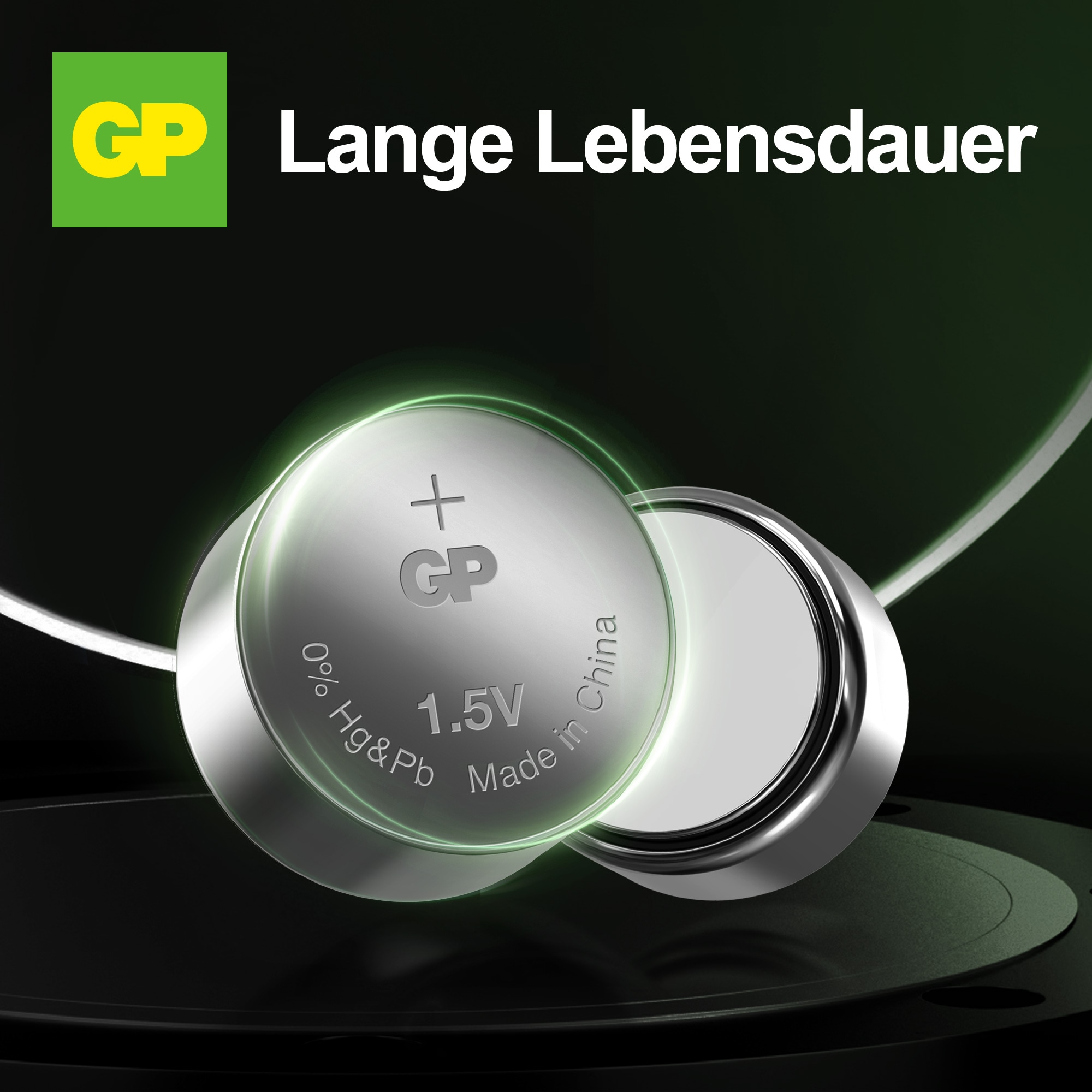 GP Ultra Plus, 189 Alkaline Knopfzelle, 1,5 V, 10 Stück