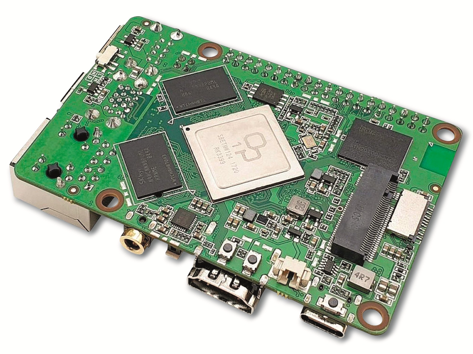 Entwicklerboard Rock Pi Modell 4B. 2GB RAM, 16 GB eMMC Entwicklerboard Rock Pi Modell 4B. 2GB RAM, 16 GB eMMC