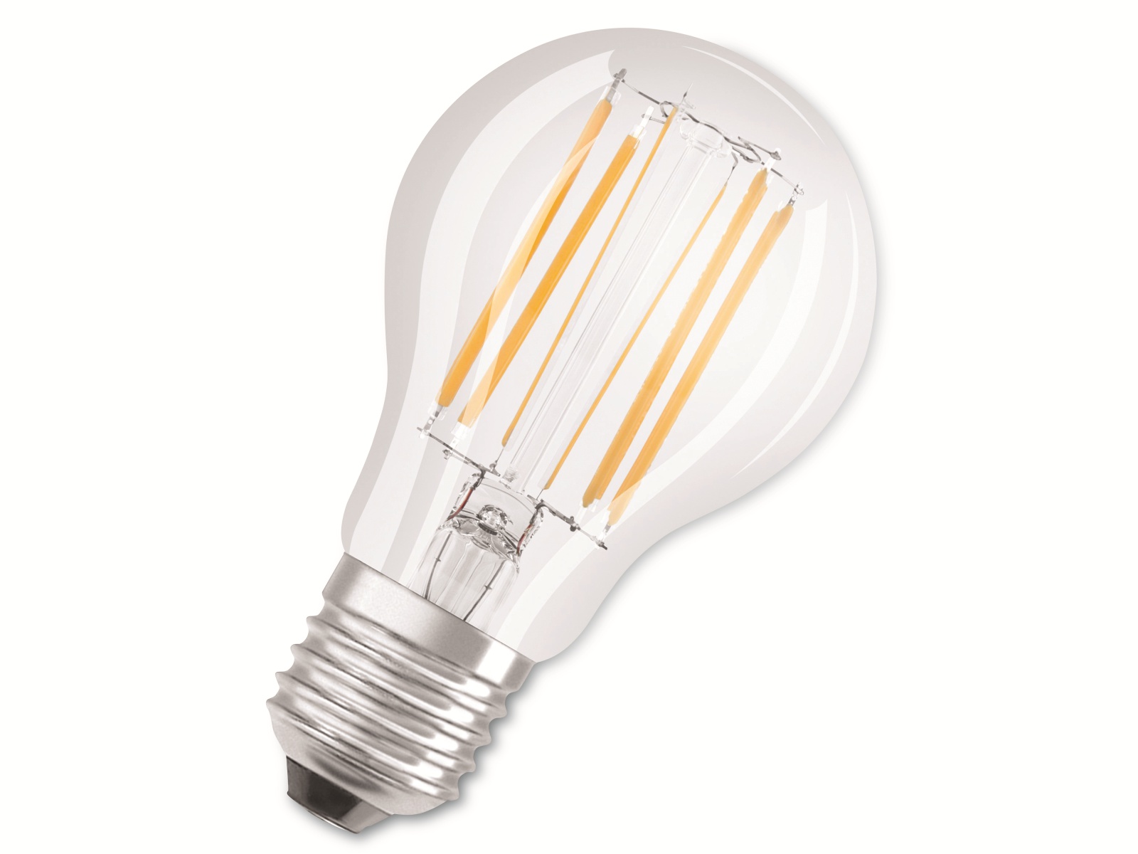 OSRAM LED-Filament-Lampe, CLA75, E27, EEK: D, 7,5W, 1055lm, 2700K, 3 Stk