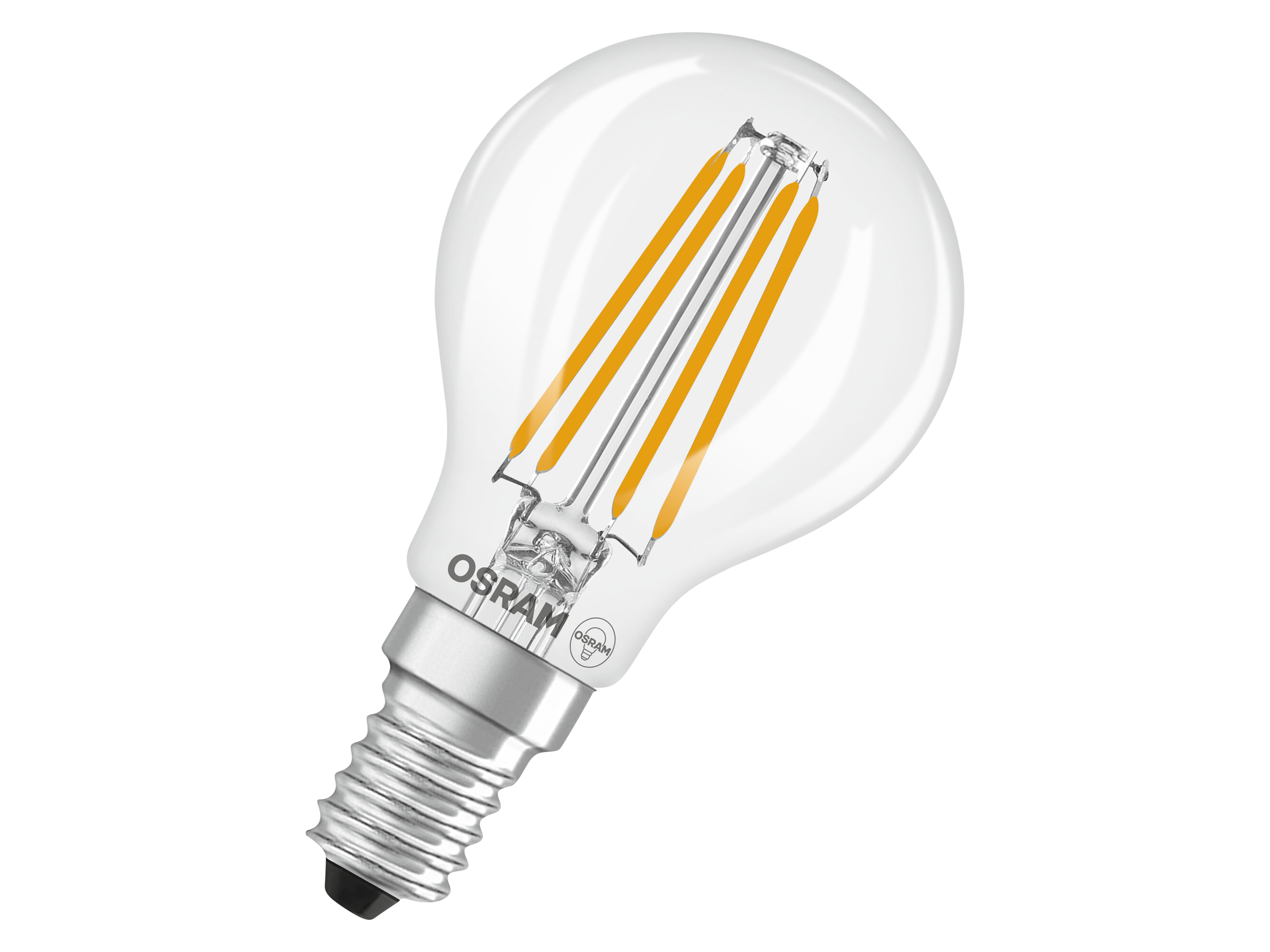 OSRAM LED-Lampe Retrofit, 3,4 W, E14, 2700 K, EEK: D, 470 lm, IP20, warmweiß