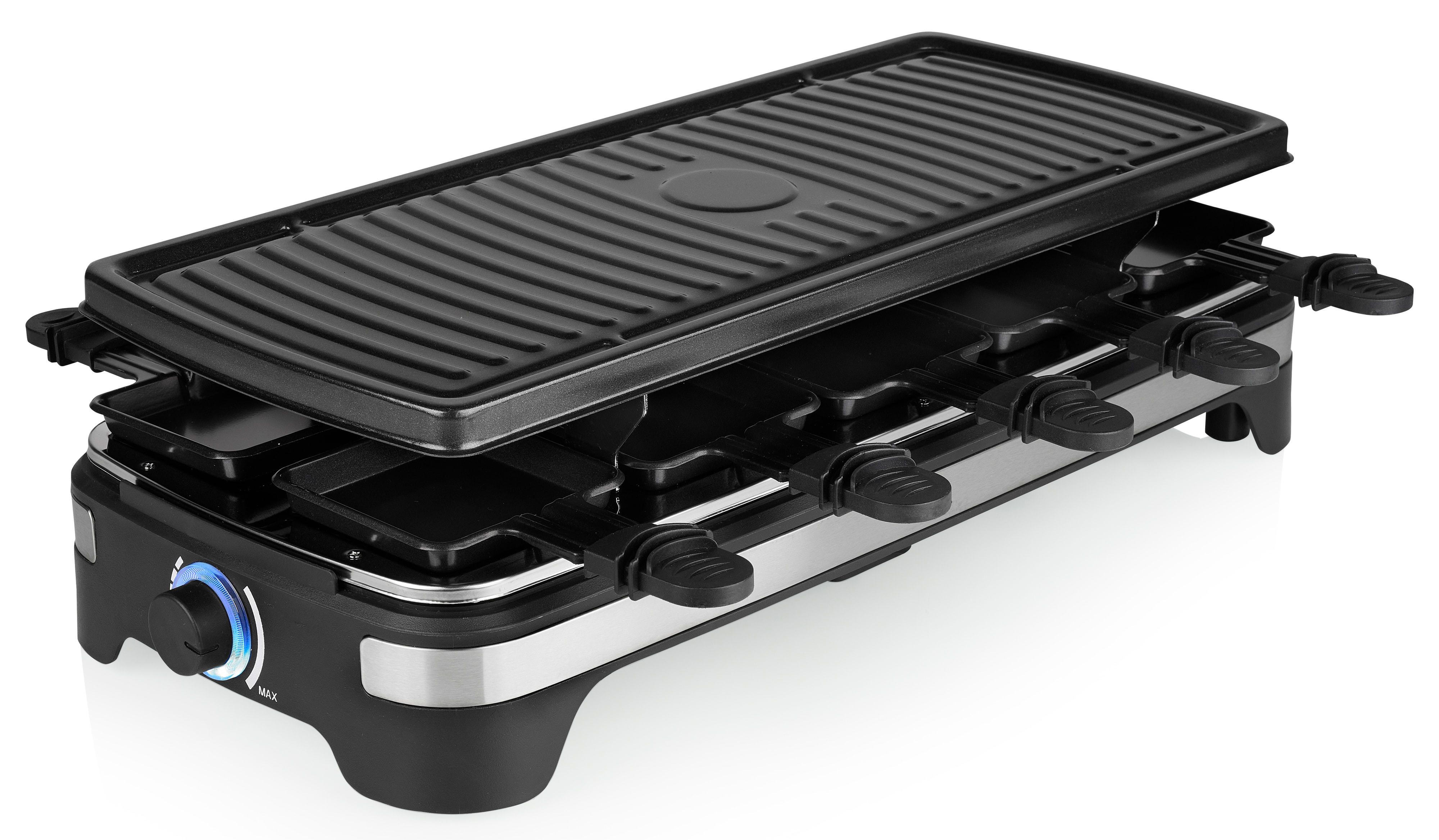 PRINCESS Raclette 10, 1500 W, 10 Personen, regelbares Thermostat PRINCESS Raclette 10, 1500 W, 10 Personen, regelbares Thermostat