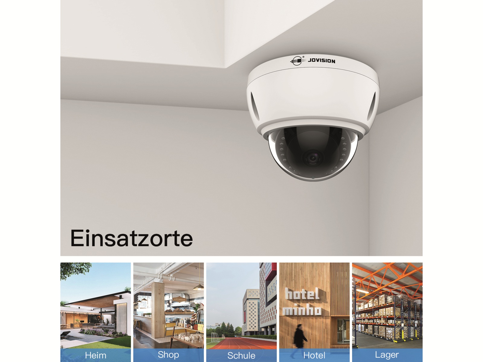 Jovision überwachungskamera CloudSEE, IP-D52, PoE, 5 MP Jovision überwachungskamera CloudSEE, IP-D52, PoE, 5 MP