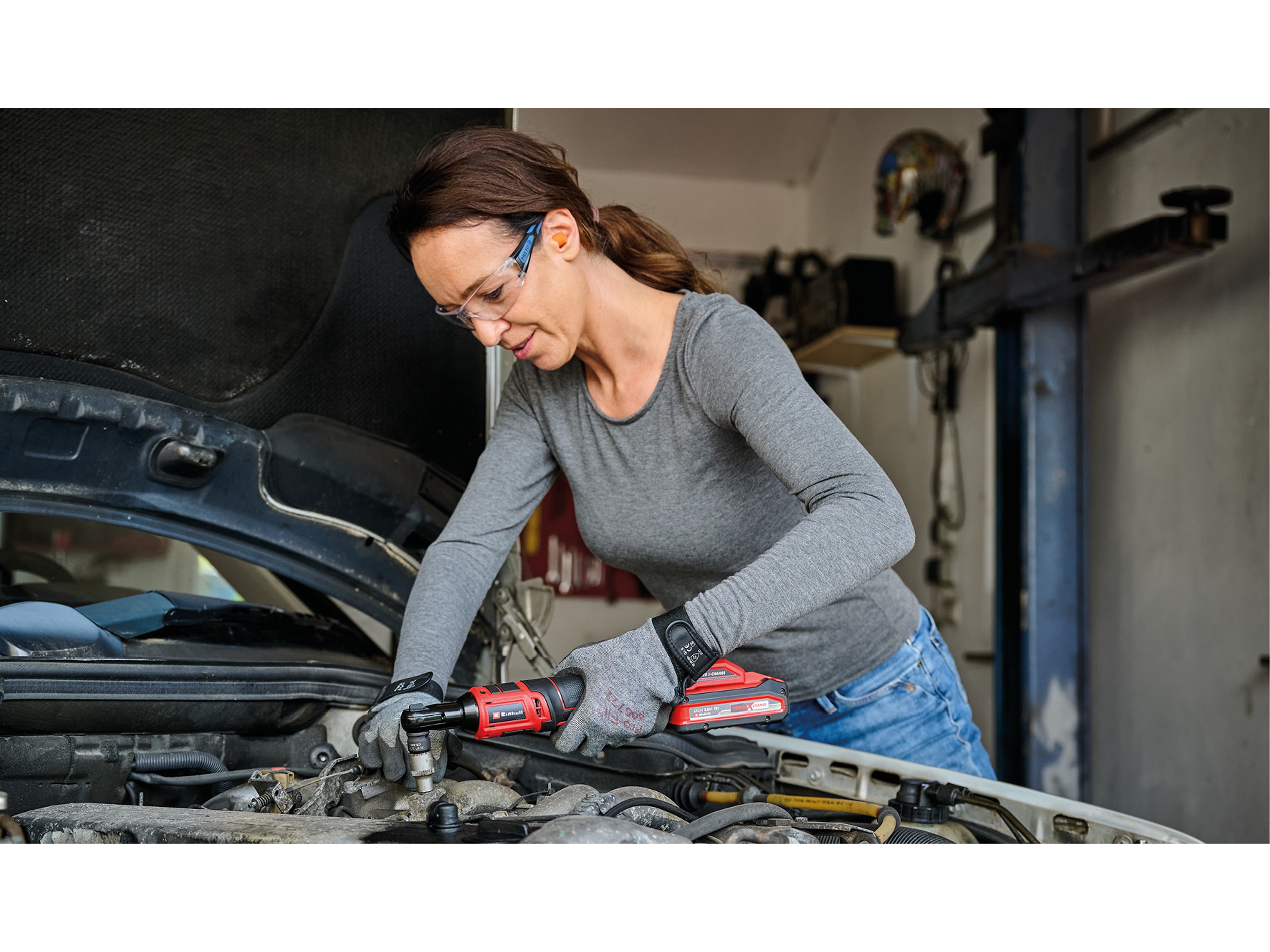 EINHELL Akku-Ratschenschraubendreher TE-RW 18/60 Li, 4514320, Solo