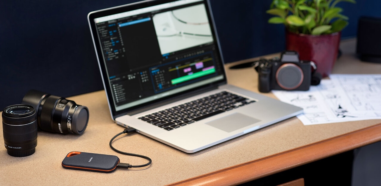 SANDISK Externe SSD Extreme Pro Portable SDSSDE81 1TB