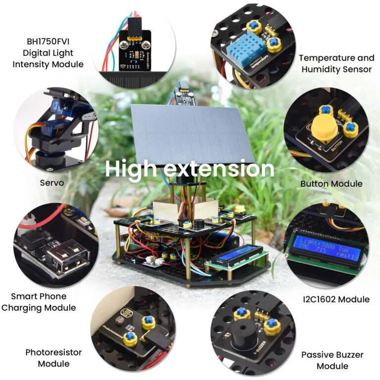 KUBII DIY-Solarset für elektrisches Aufladen