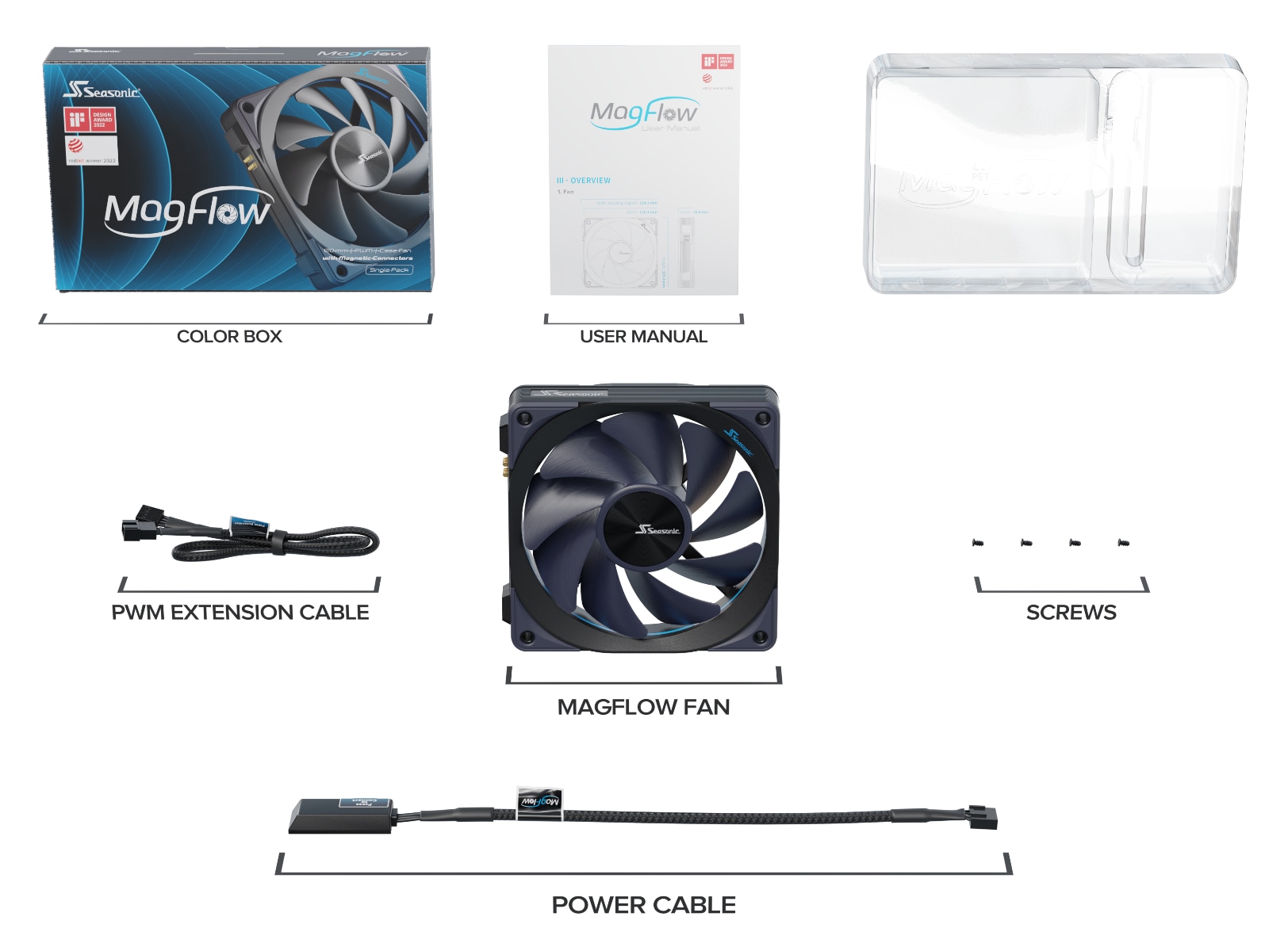 SEASONIC Lüfter MagFlow 120mm