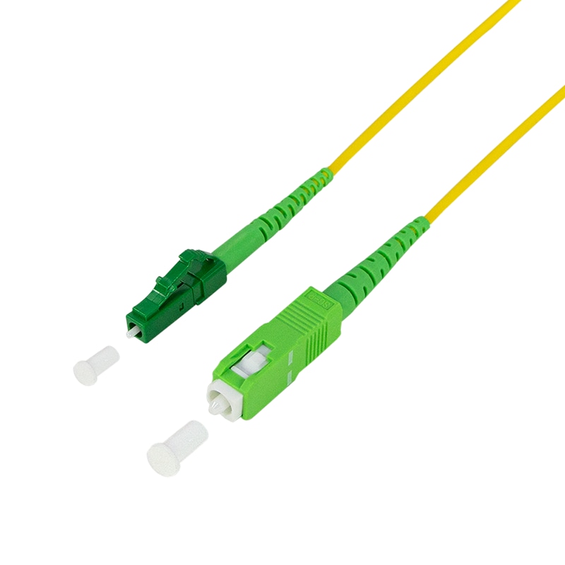 LOGILINK Singlemode Glasfaserkabel SC-APC/LC-APC, OS2, Simplex, 20,0m