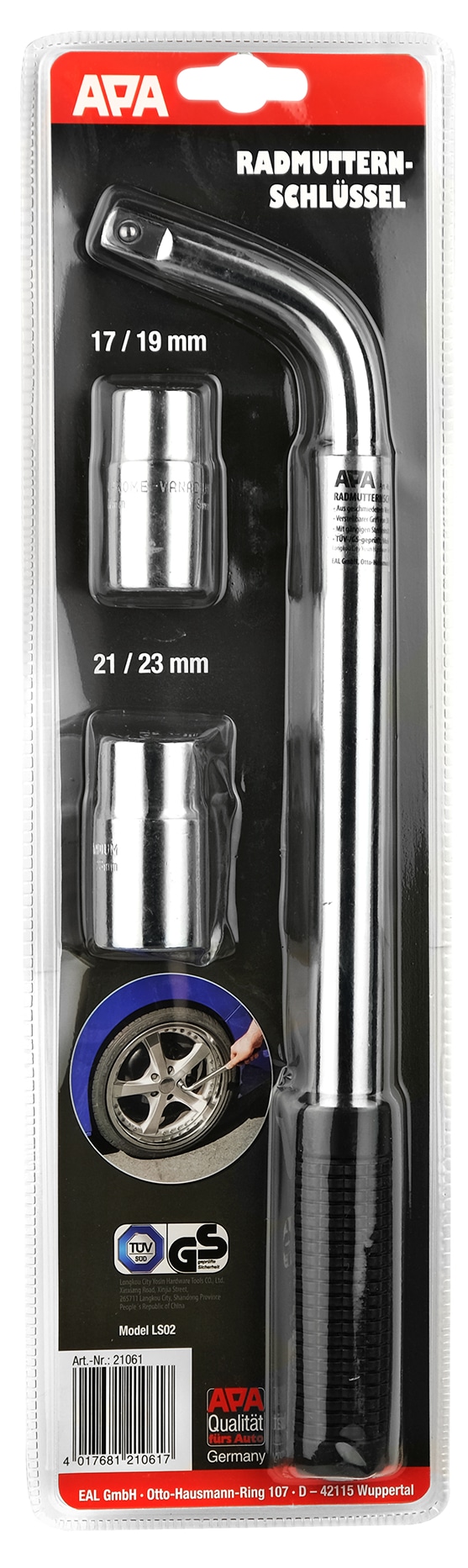APA Radmutternschlüssel, 21061, TÜV/GS