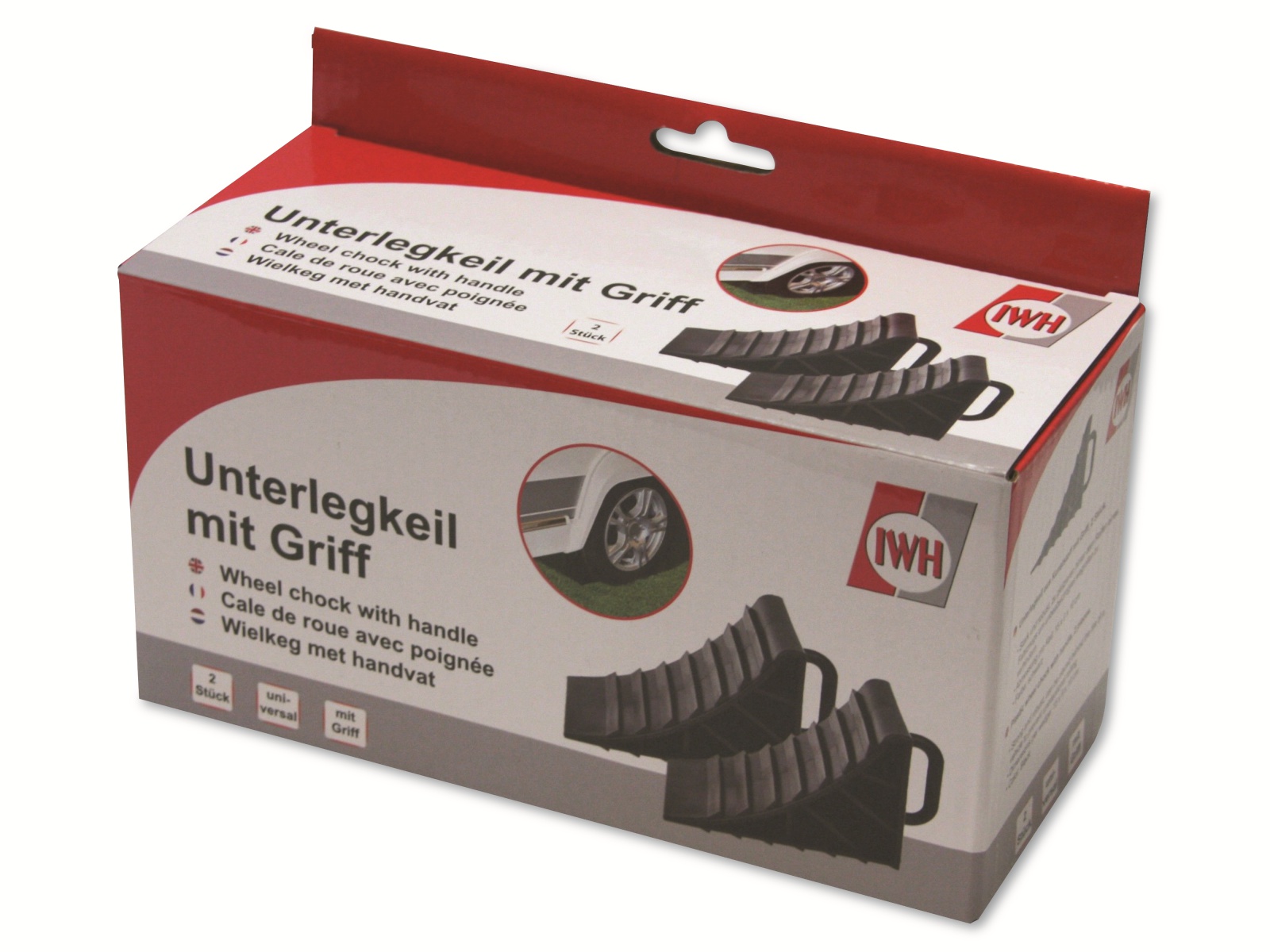 IWH Unterlegkeil mit Griff, 2 Stück IWH Unterlegkeil mit Griff, 2 Stück