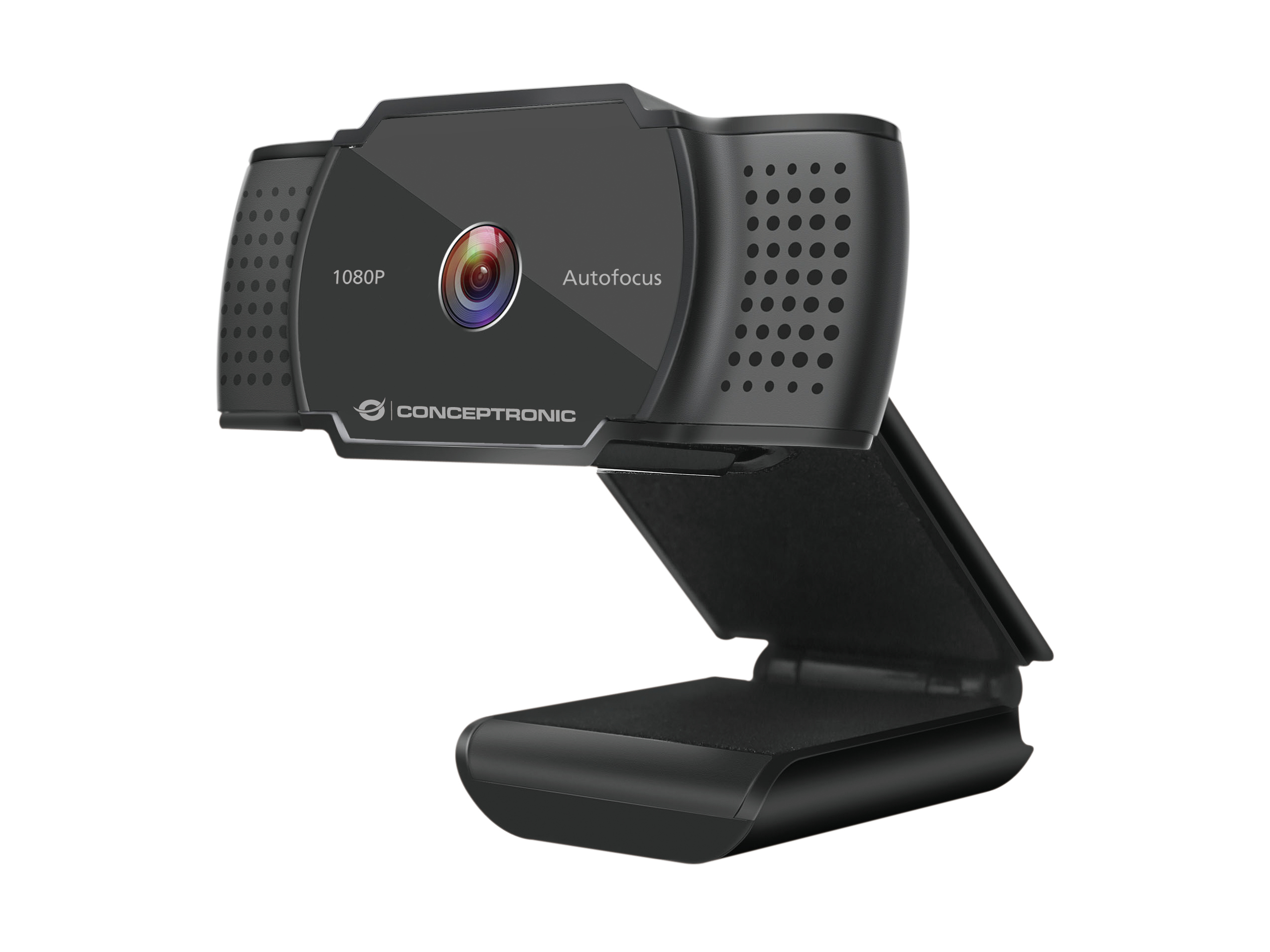 CONCEPTRONIC Webcam AMDIS 1080P(2K über Sof), schwarz