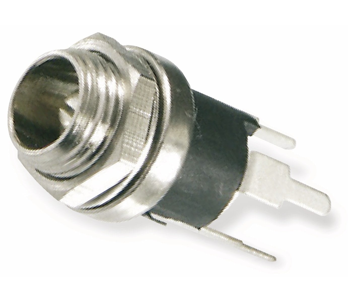 Einbau-Hohlbuchse, für Stecker 5,5/2,5 mm, Printanschluss ECON CONNECT Einbau-Hohlbuchse, für Stecker 5,5/2,5 mm, Printanschluss