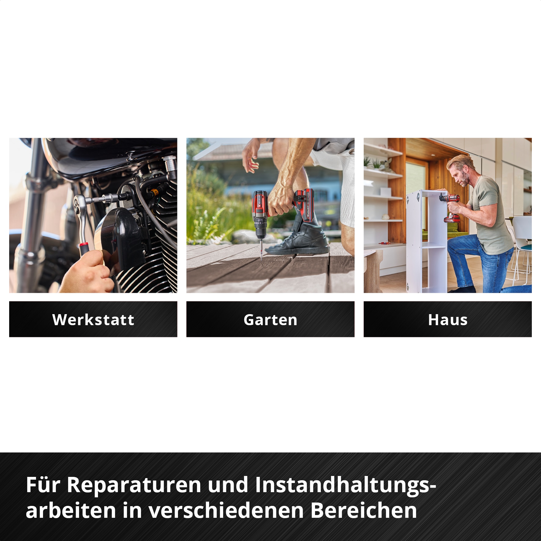 EINHELL Werkzeugkoffer Mechanik, 370513, E-Case, 201-teilig