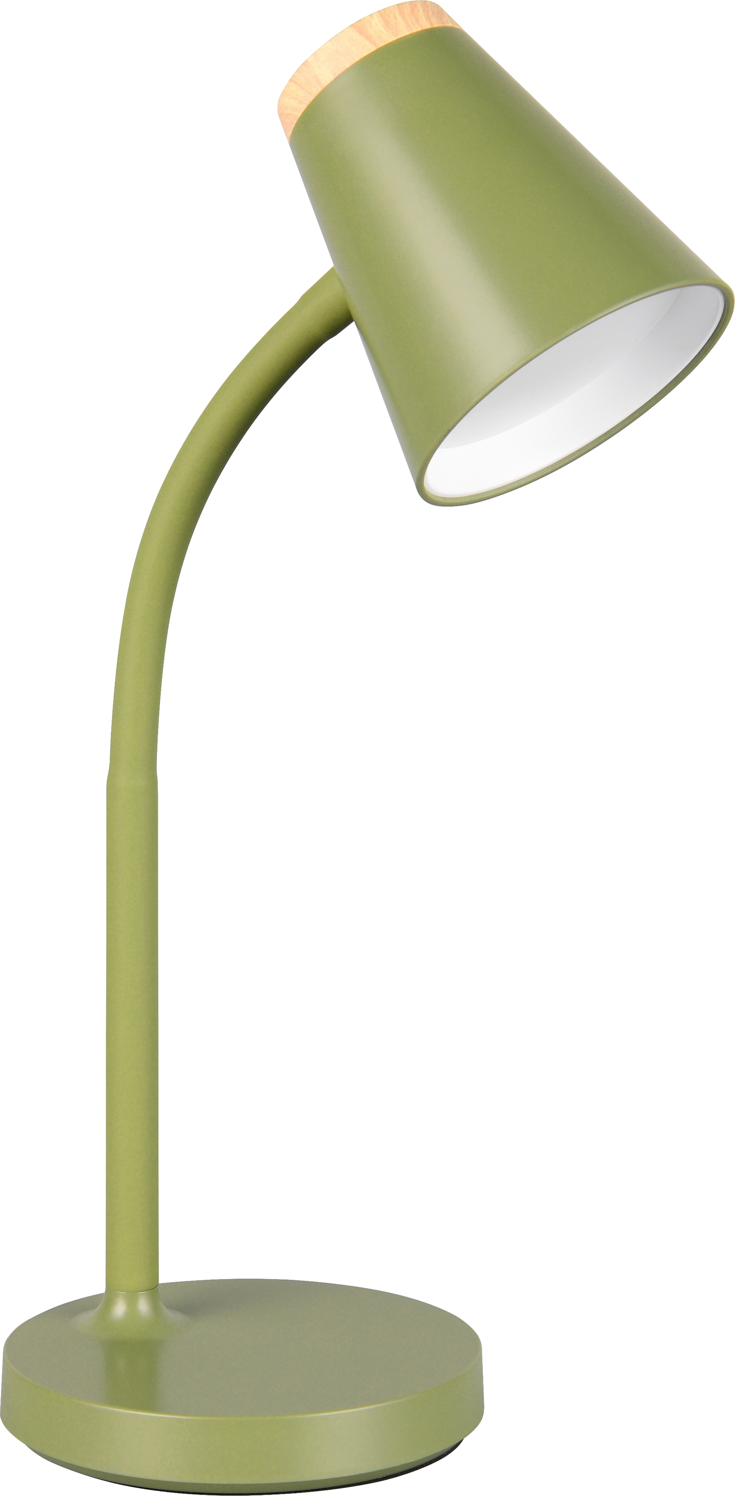 REALITY LED-Tischleuchte PONGO, R55831115, 4,5W, 500lm, 3000K, grün