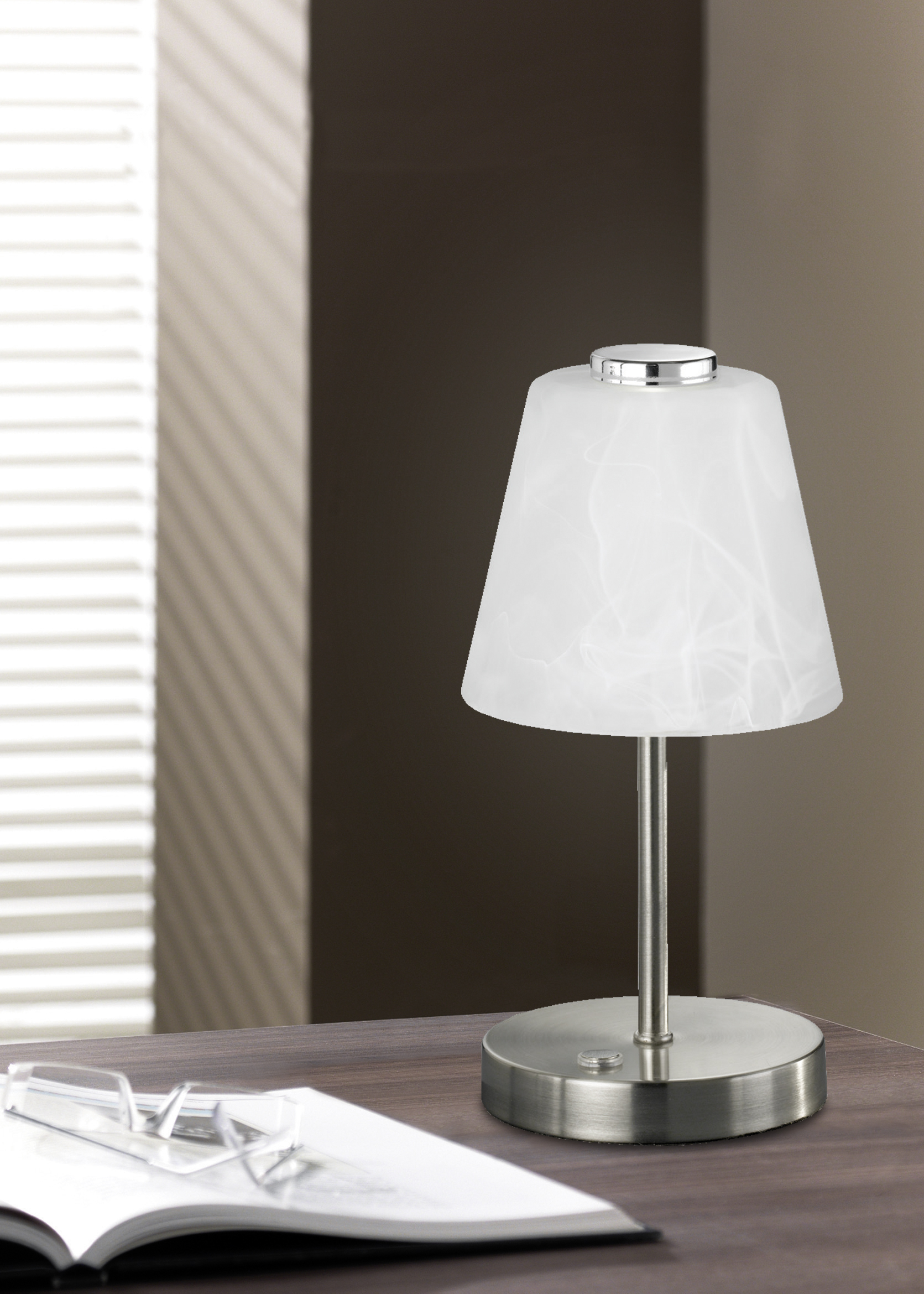 REALITY LED-Tischleuchte Emmy R52541907 nickel-matt, 3 W, 280 lm, 3000 K REALITY LED-Tischleuchte Emmy R52541907 nickel-matt, 3 W, 280 lm, 3000 K
