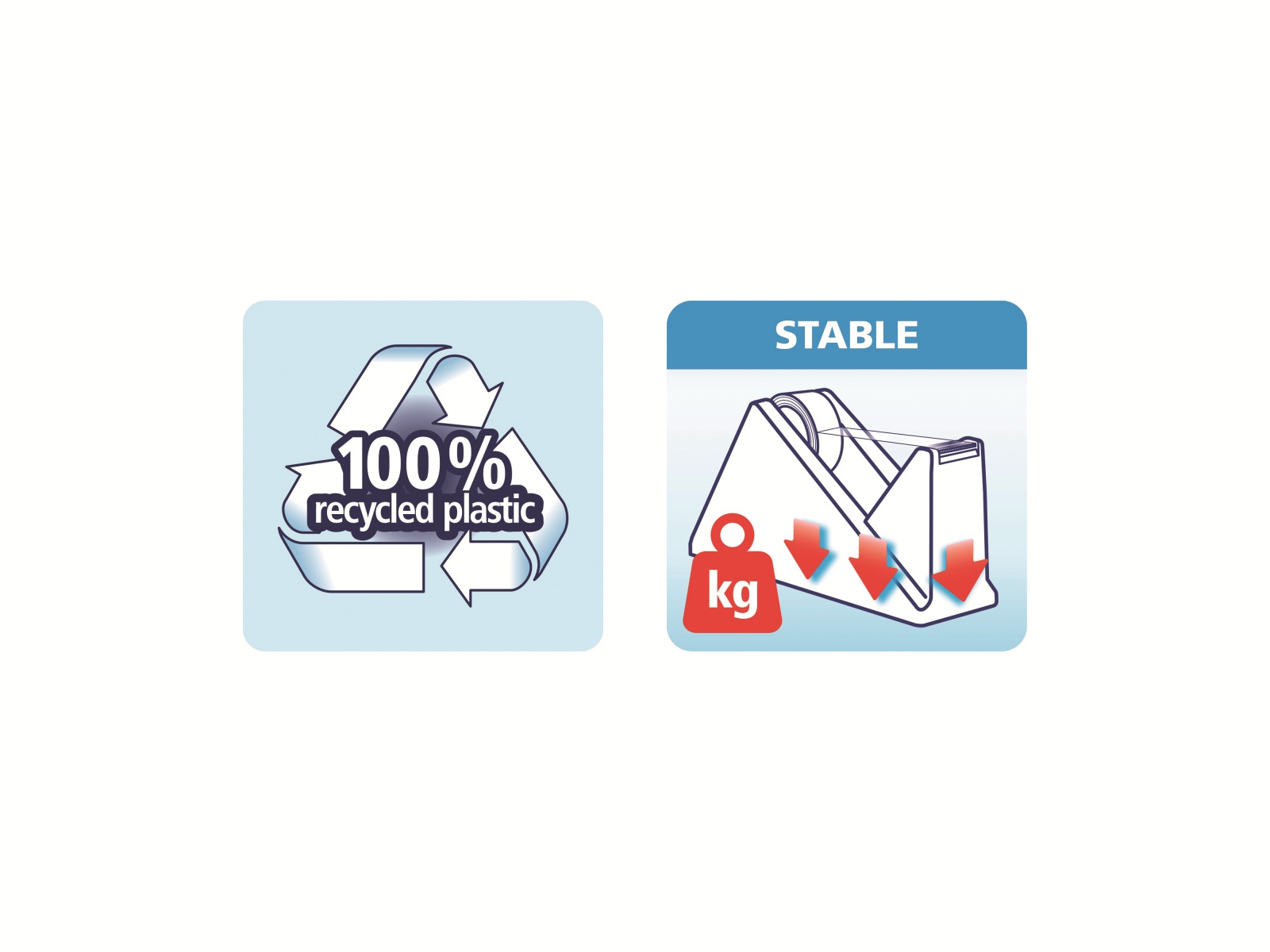 TESA film® Sparpack Abroller + film® eco&clear, 1 Rolle 10m:15mm, 59327-00000-02