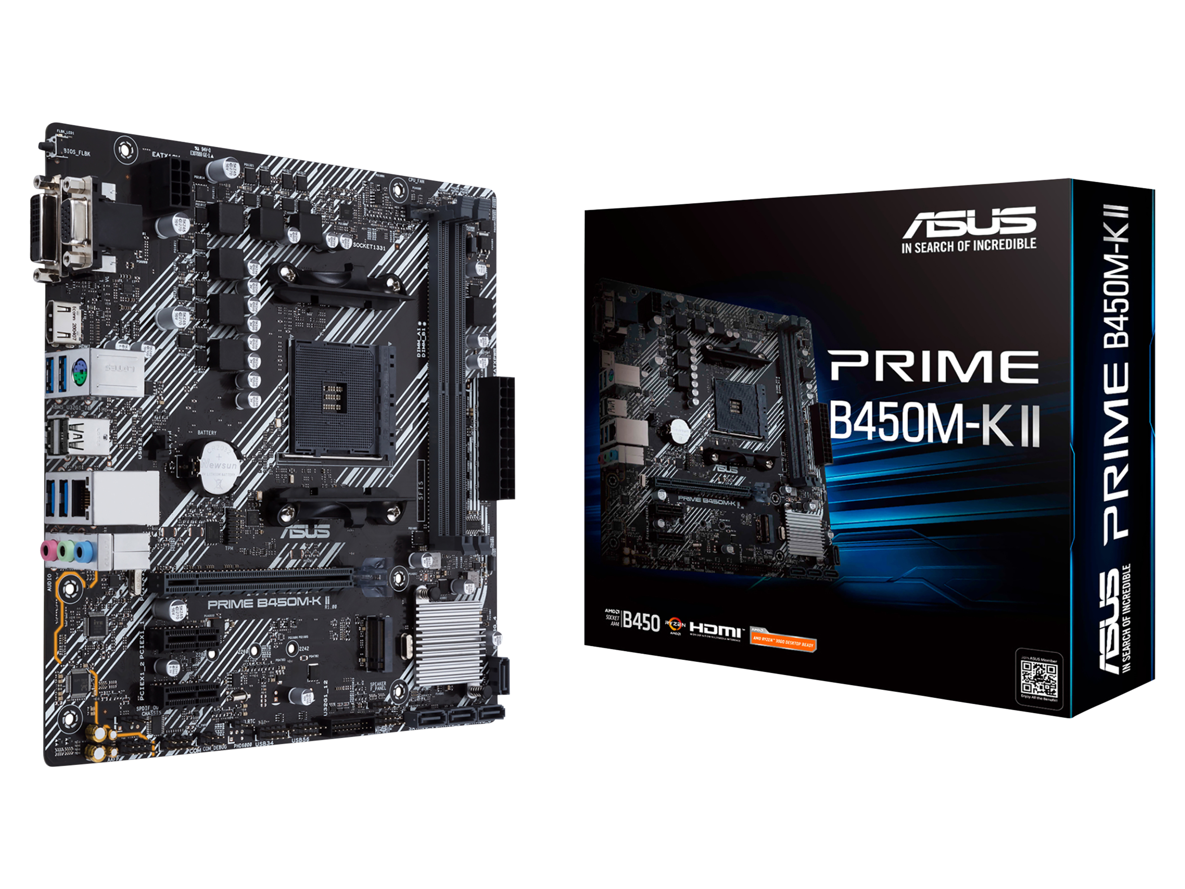 ASUS Mainboard B450M-K II ASUS Mainboard B450M-K II