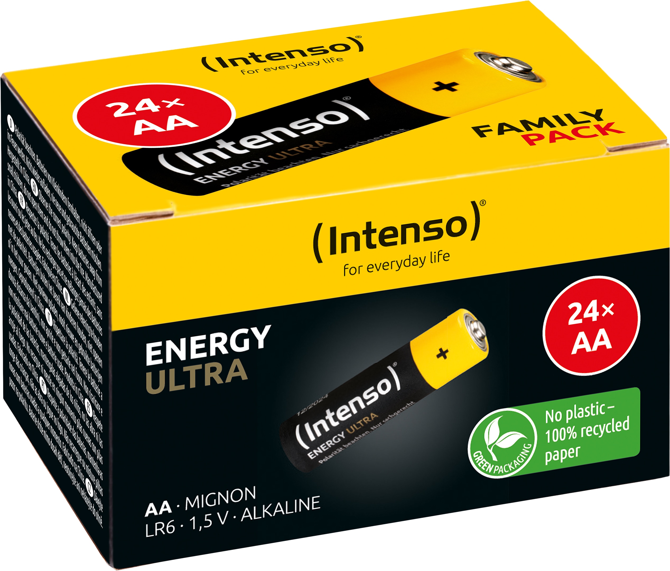 INTENSO Batterie-Set Energy Ultra, AA LR06, 24 Stück