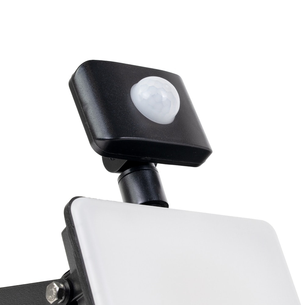 LUXULA LED-Fluter mit Bewegungsmelder, EEK: F, 20W, 2000lm, 4000K, IP44,, weiß