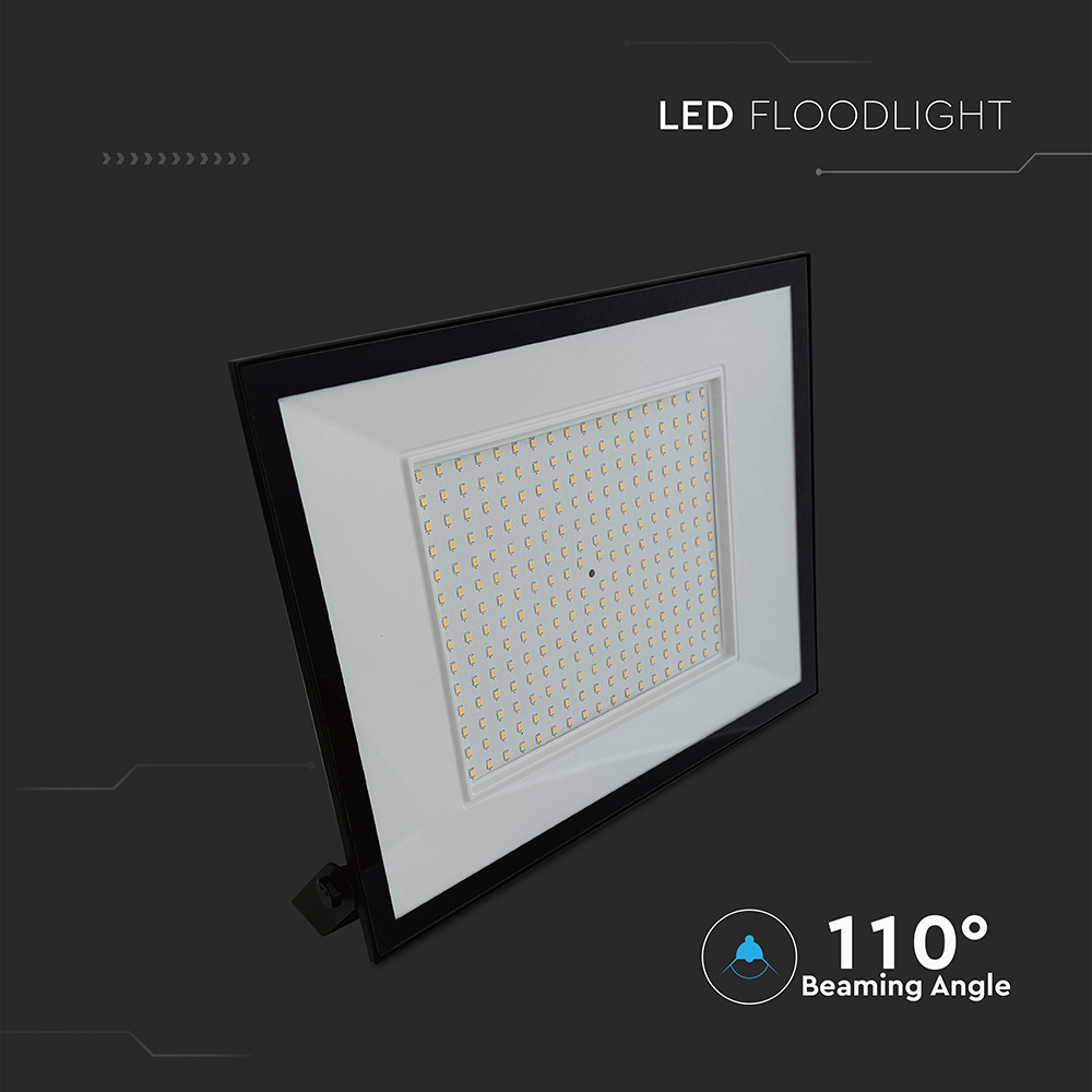 V-TAC LED-Fluter, VT-44208, 200 W, 6500K, EEK: F, 16450 lm, kaltweiß, IP65, schwarz V-TAC LED-Fluter, VT-44208, 200 W, 6500K, EEK: F, 16450 lm, kaltweiß, IP65, schwarz