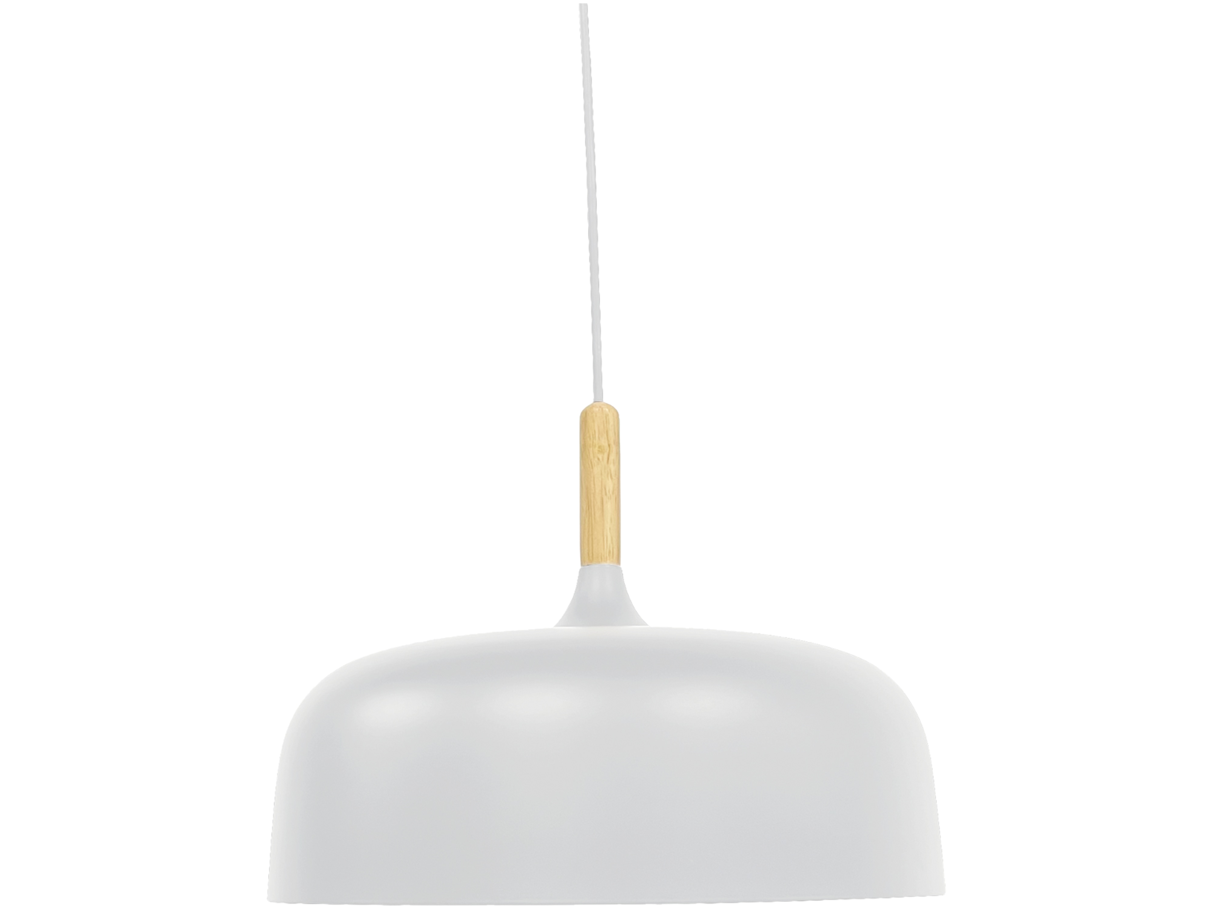 LUXULA LED-Hängeleuchte LX700173, E27-Fassung, IP20, Ø30 cm, weiß, rund