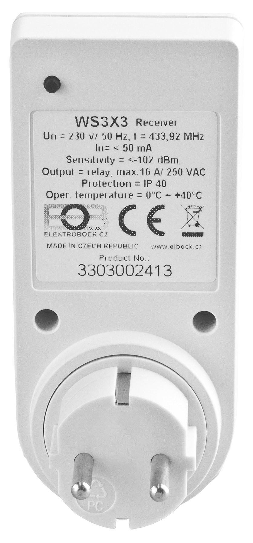 EOB Funksteckdose WS303, für Funkschaltersystem WS3xx