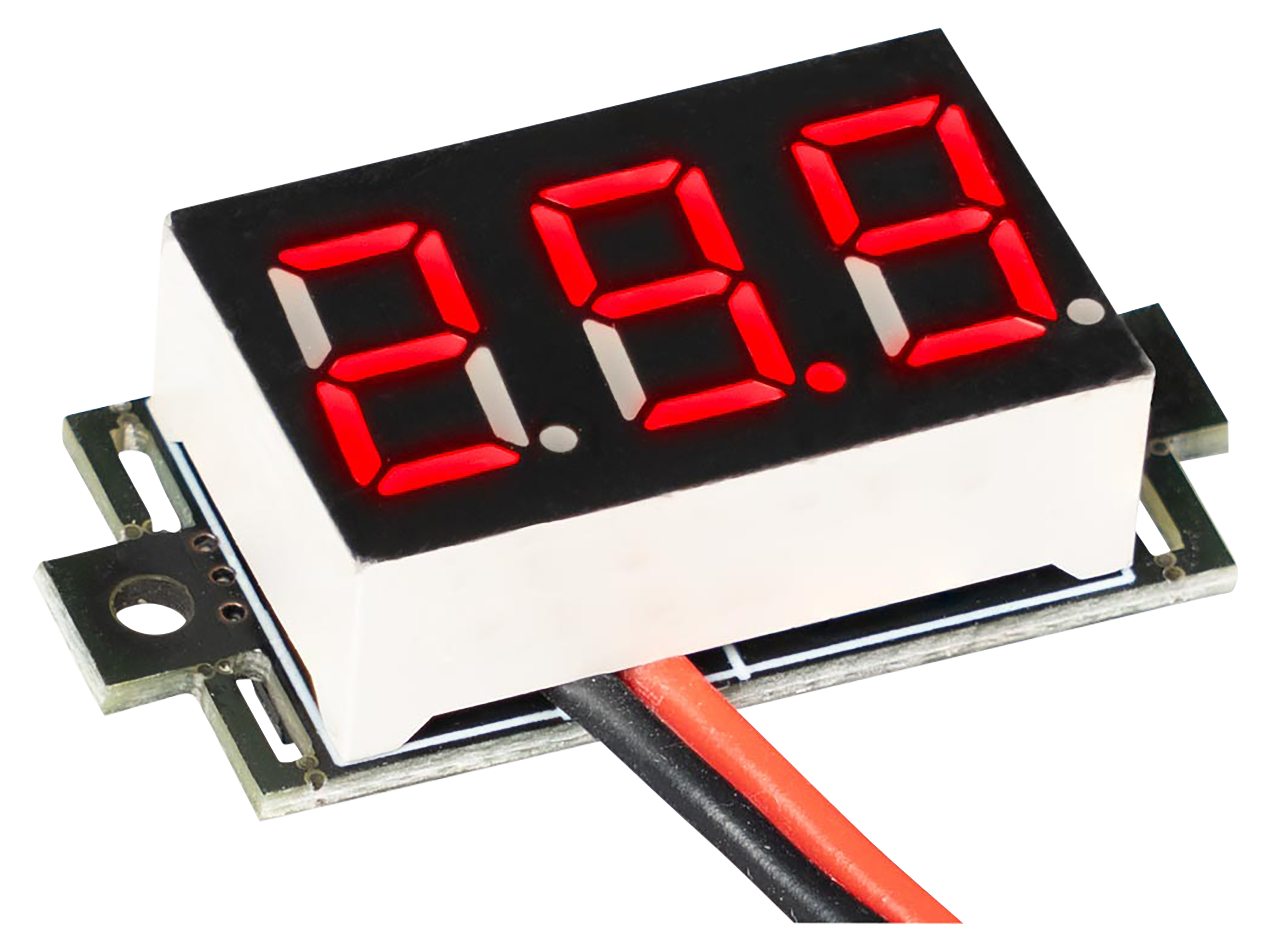 JOY-IT Voltmeter, 3-29 V, 0,36", Rot