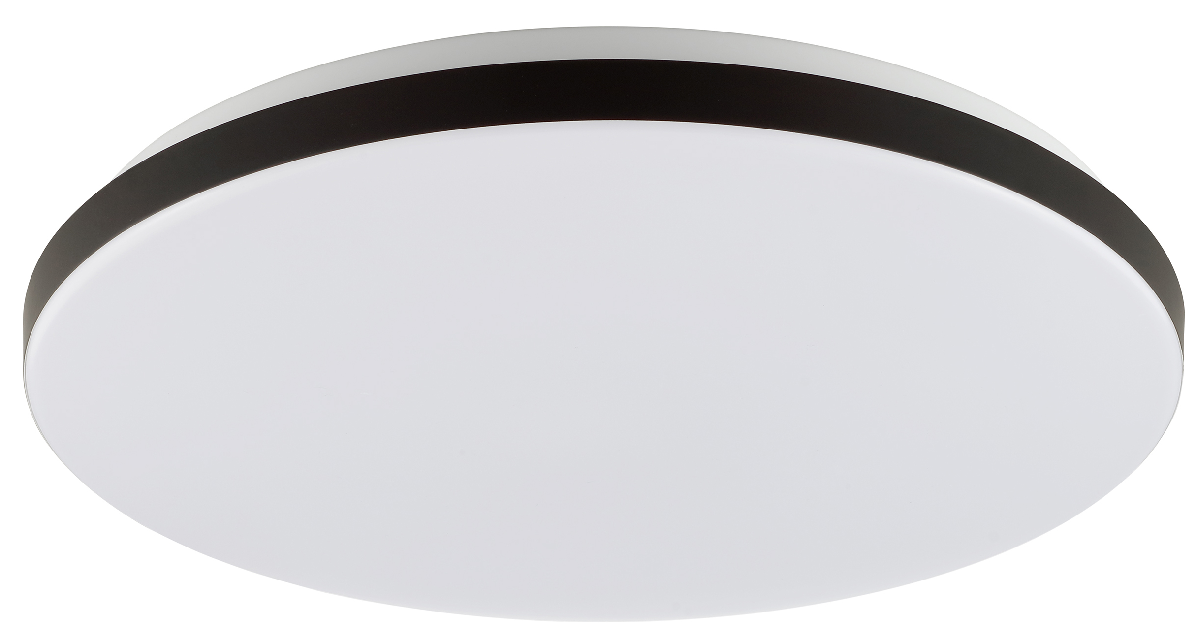 LED-Deckenleuchte BRILLIANT, Ø 39 cm, 20W, CCT, 2400lm, IP20, IC-RGB, mit Fernbedienung, weiß/schwarz