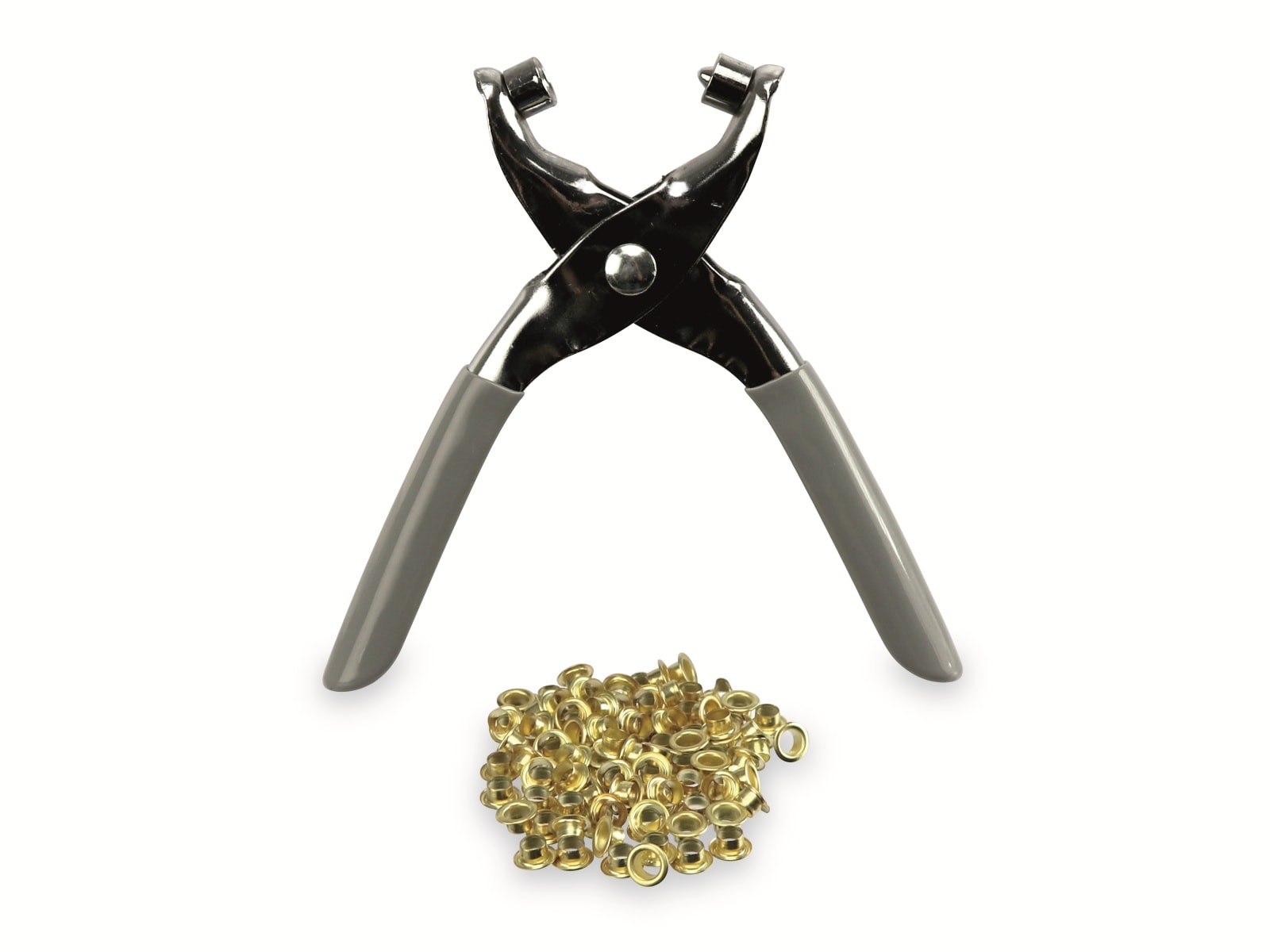 MASTERPROOF Ösen Zange mit 100 ösen, 4,5 mm