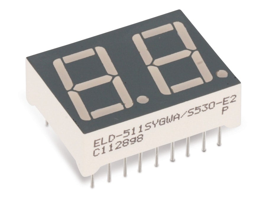 EVERLIGHT LED-Anzeige ELD-511SYGWA/S530-E2