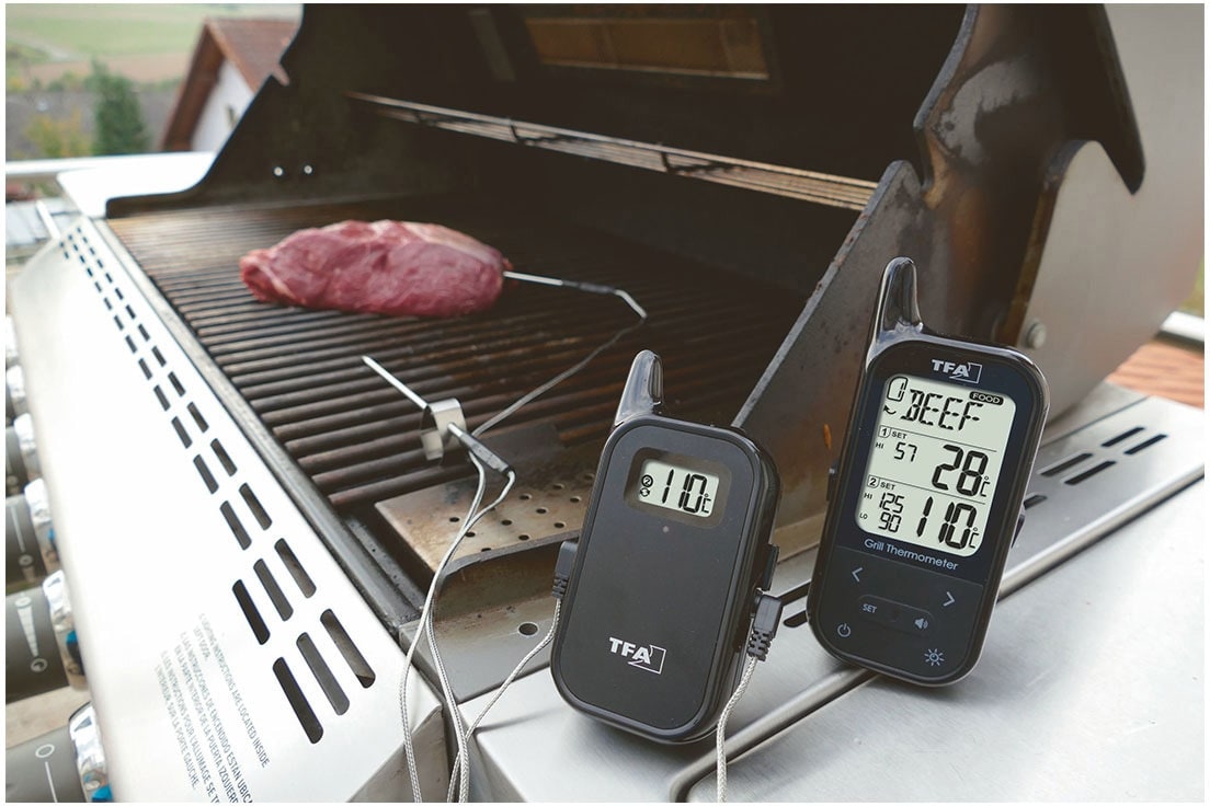 TFA Grill-Funkthermometer Küchen-Chef, 14.1511.01 TFA Grill-Funkthermometer Küchen-Chef, 14.1511.01