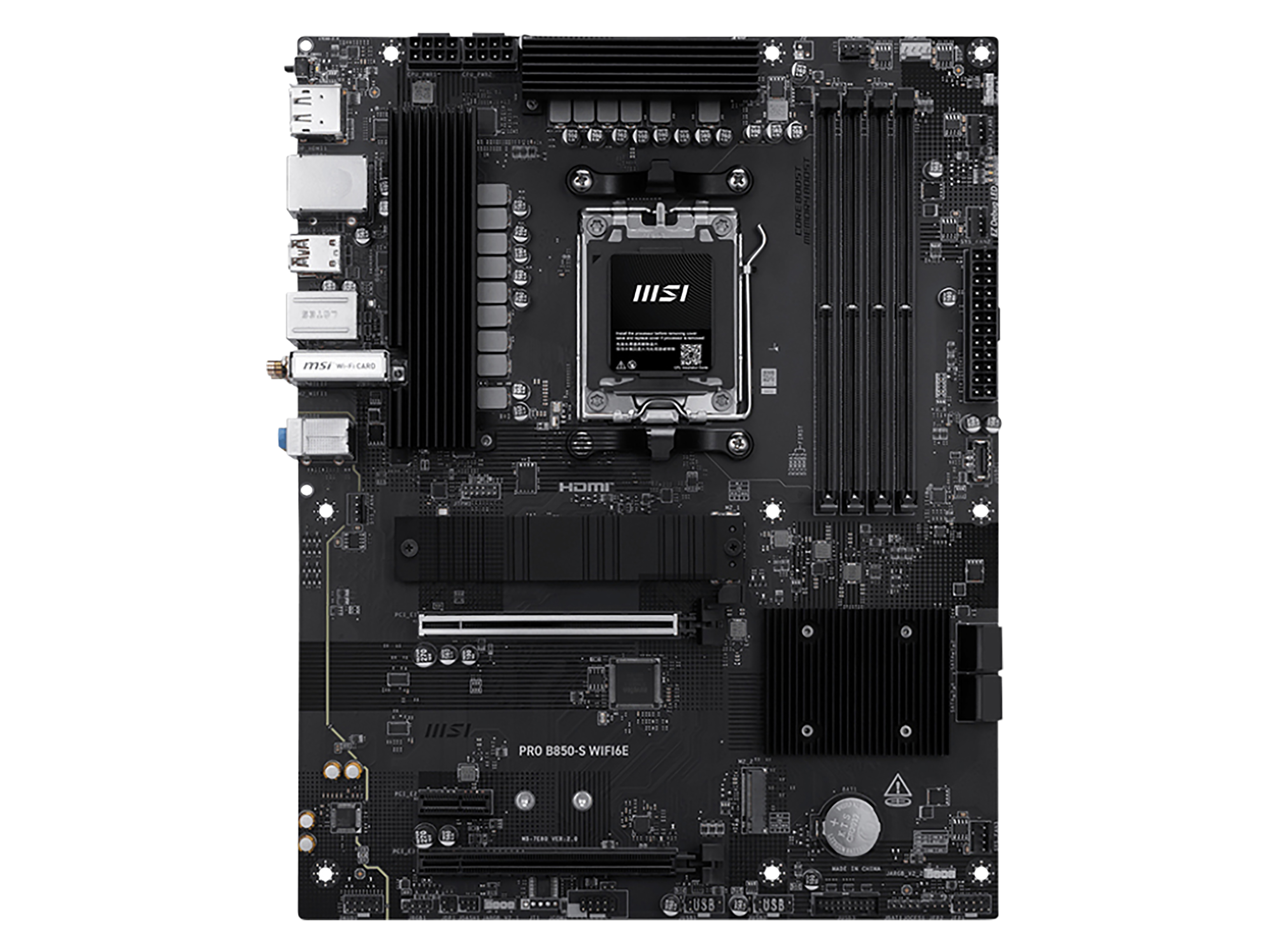 MSI Mainboard Pro B850-S WiFi6E MSI Mainboard Pro B850-S WiFi6E