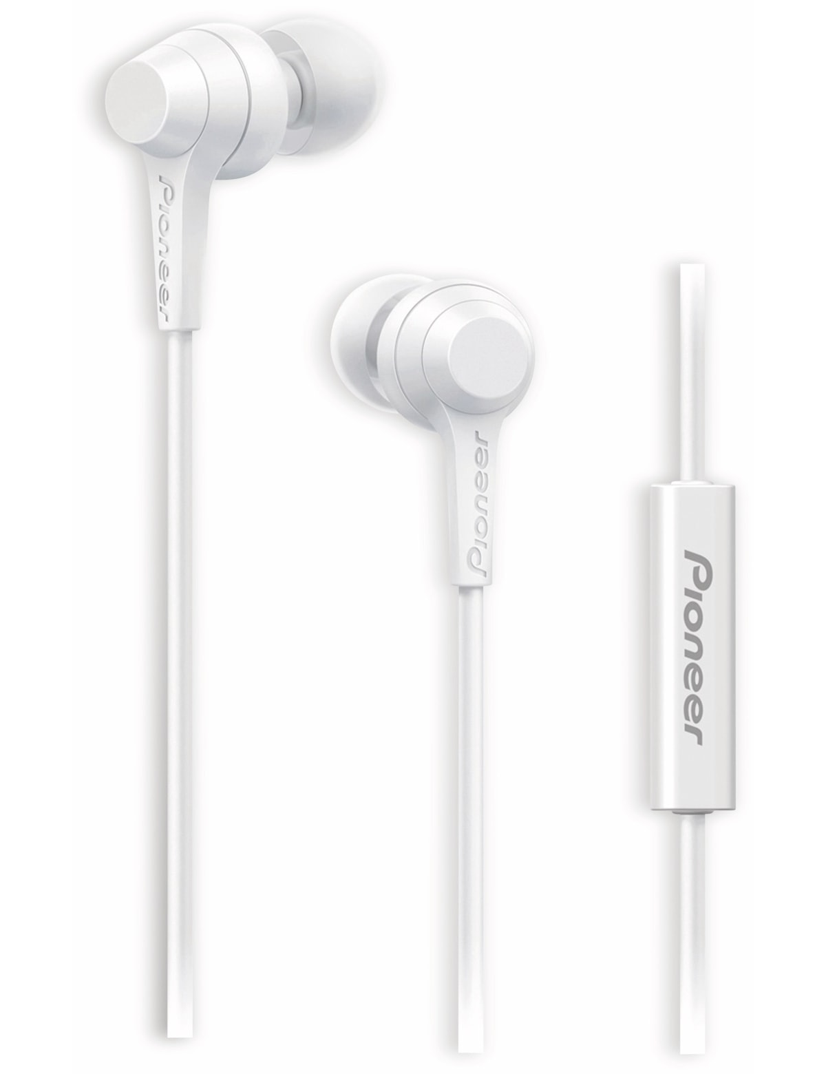 Pioneer In-Ear-Ohrhörer SE-C1T, weiß, Mikrofon