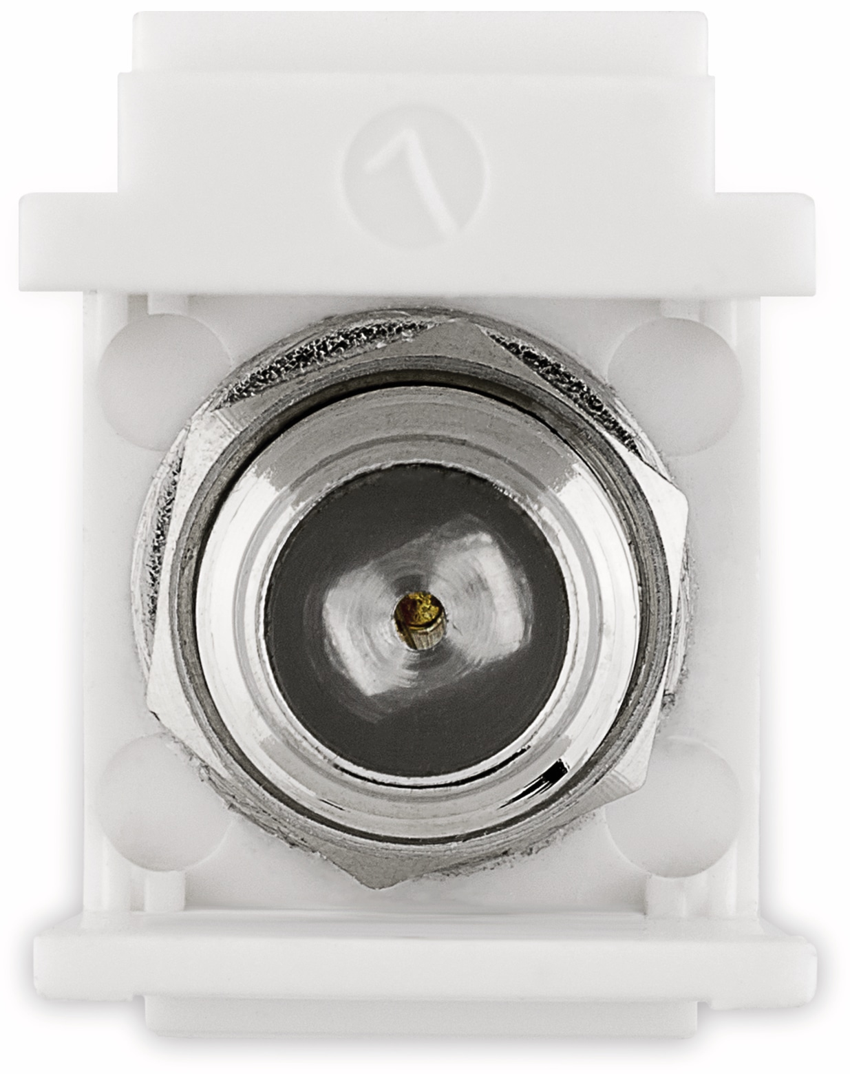GOOBAY Einbau-Modul 79955, Kupplung, Koax-Stecker auf F-Buchse