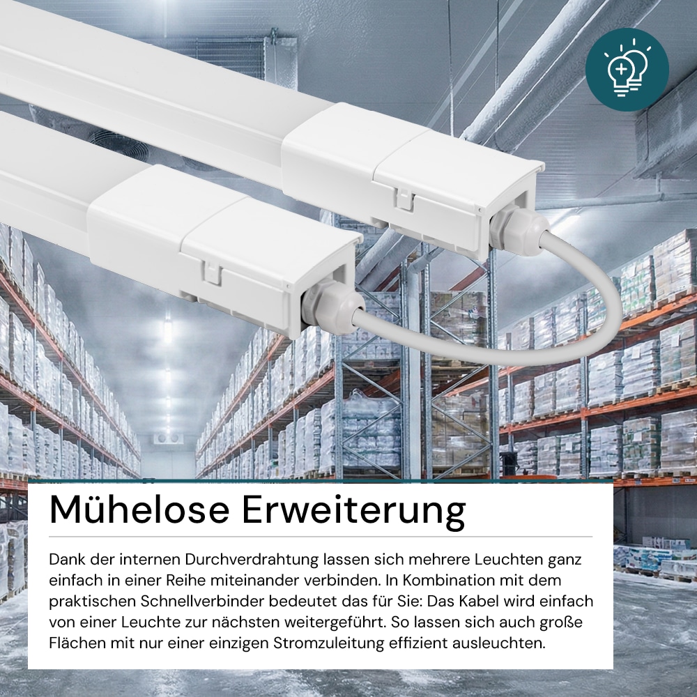 LUXULA LED-Feuchtraumleuchte, EEK: E, 16W, 1760lm, 4000K, 750mm