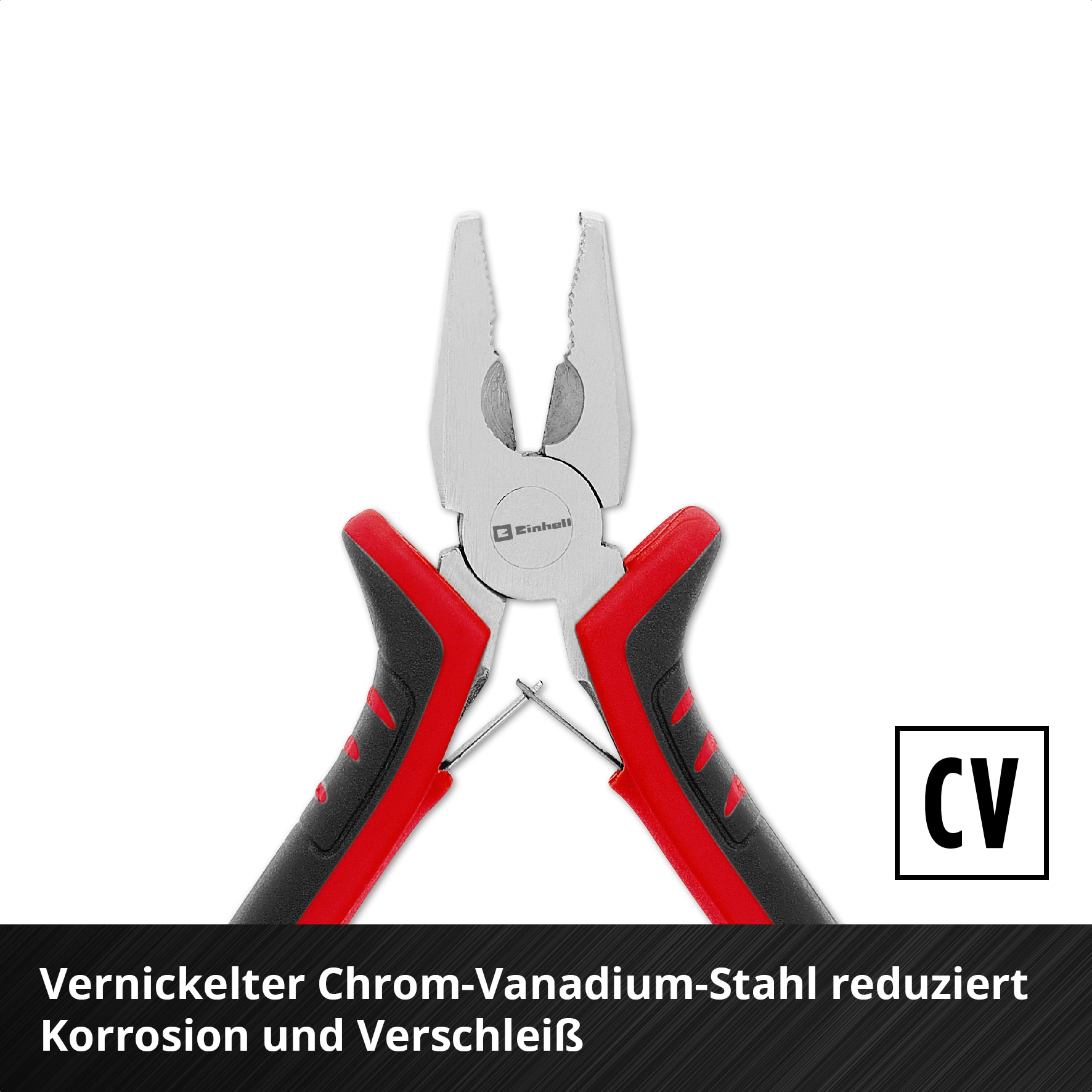 EINHELL E-Case-Einleger Feinmechaniker-Zangen, 505272, 8-teilig