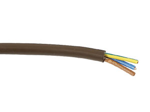 RAUTRONIC PVC-Schlauchleitung H03VV-F, 3G0,75, 10 m, braun RAUTRONIC PVC-Schlauchleitung H03VV-F, 3G0,75, 10 m, braun