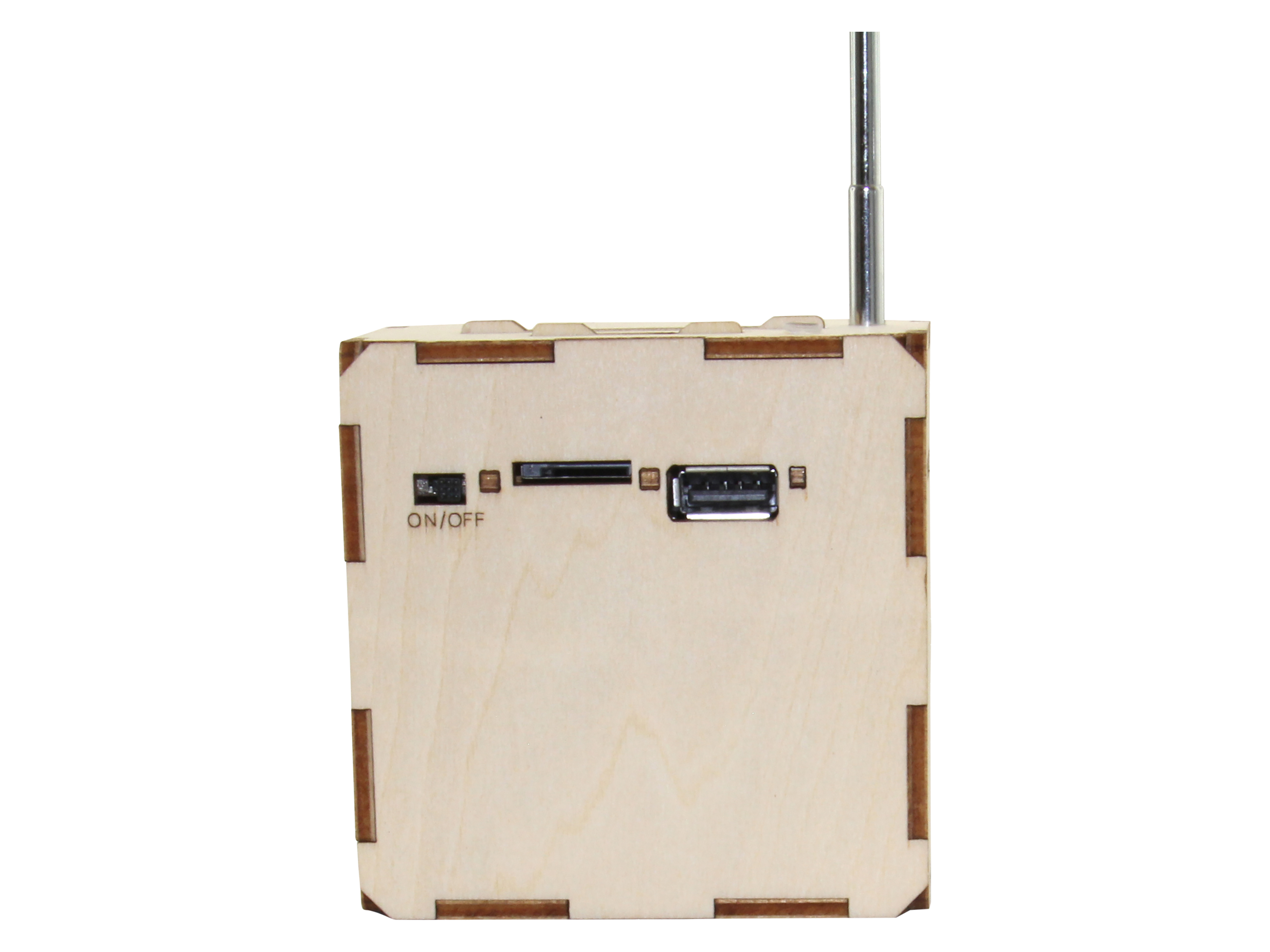 3D Holz Bausatz BT-Lautsprecher mit FM Radio SOL-EXPERT
