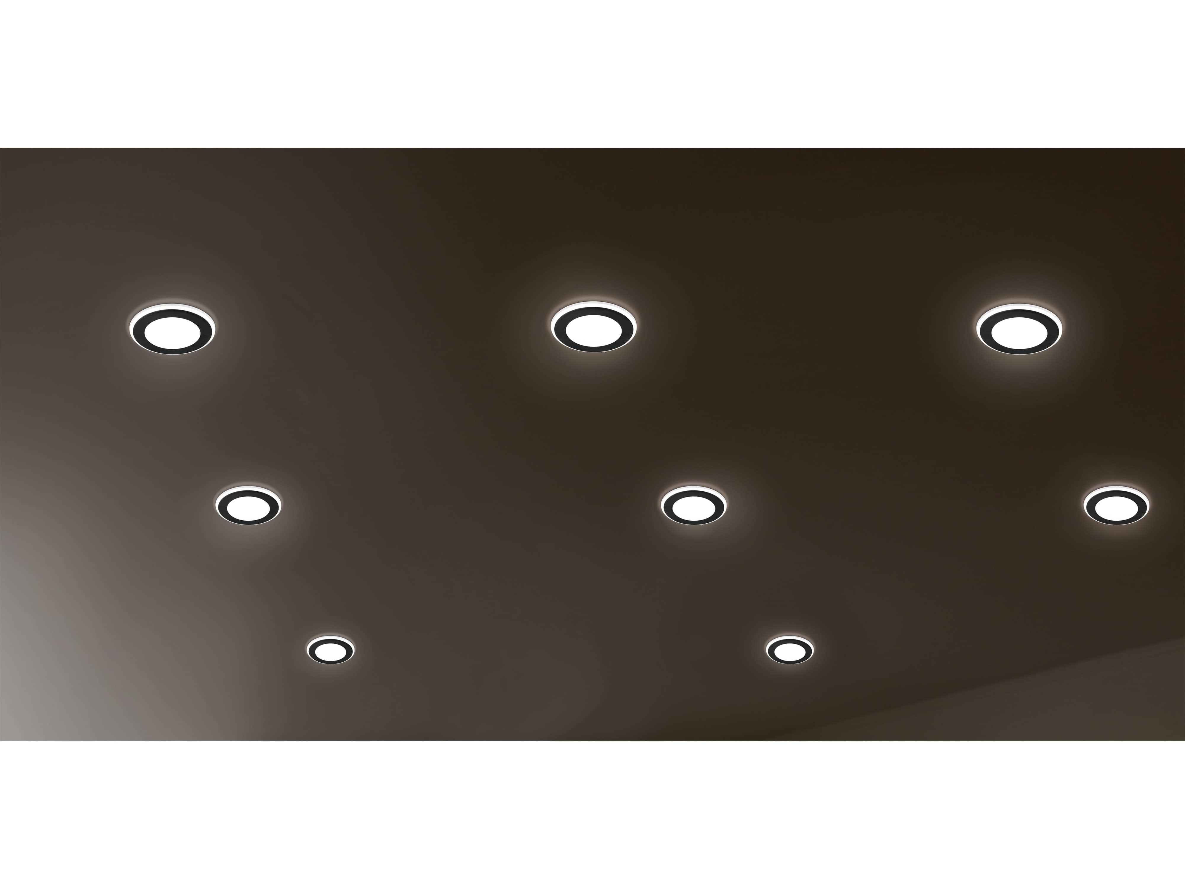 TRIO LED-Einbauleuchte Aura 652310132 schwarz, 5 W, 450 lm, 3000 K TRIO LED-Einbauleuchte Aura 652310132 schwarz, 5 W, 450 lm, 3000 K