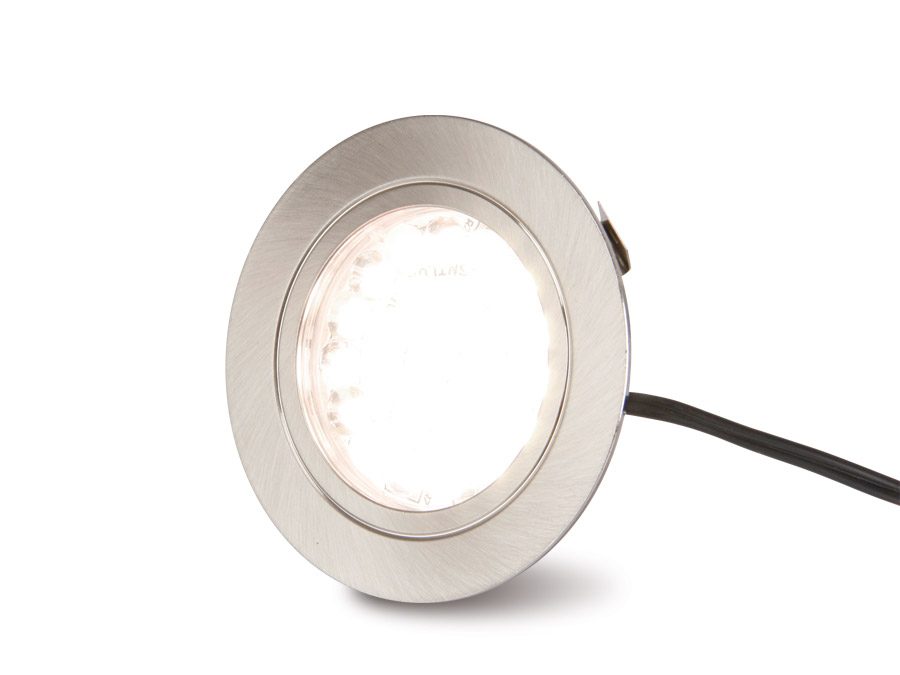 DAYLITE LED-Einbauleuchte PLS-61EW, EEK: G, 12 V-, 2 W, 140 lm, 3000 K