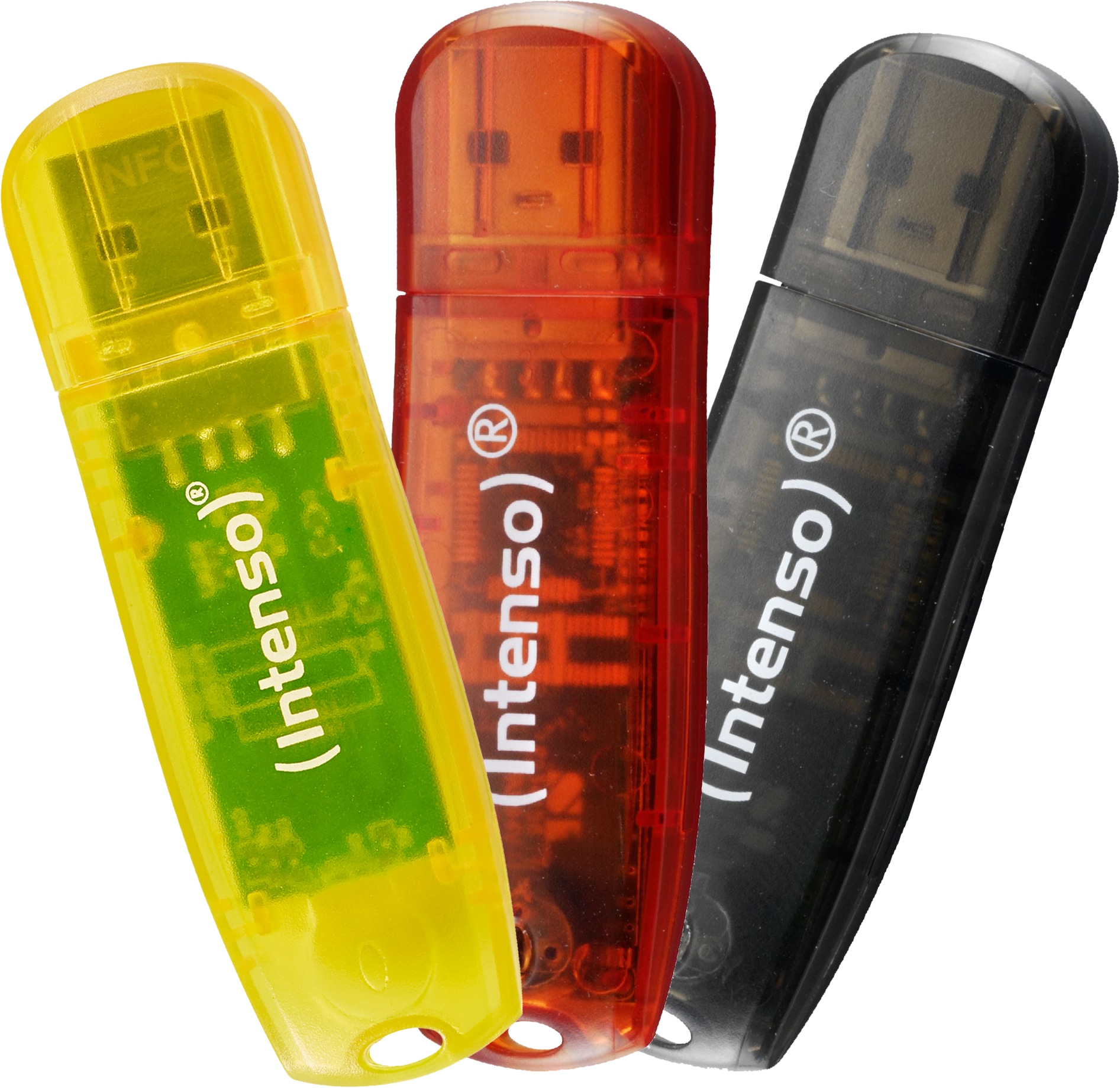 INTENSO USB-Stick Rainbow Line 3502483 USB 2.0 32GB 3er Pack INTENSO USB-Stick Rainbow, 32 GB 3er Pack