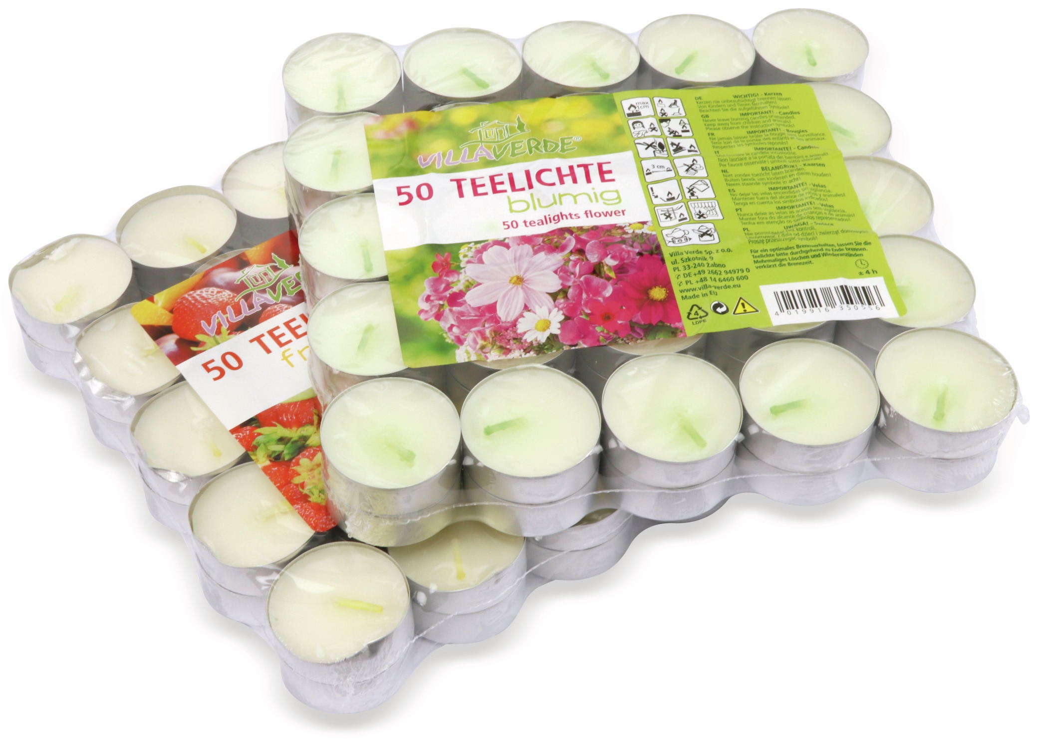 Duft-Teelichter, verschiedene Beerendüfte, 50 Stück Duft-Teelichter, verschiedene Beerendüfte, 50 Stück