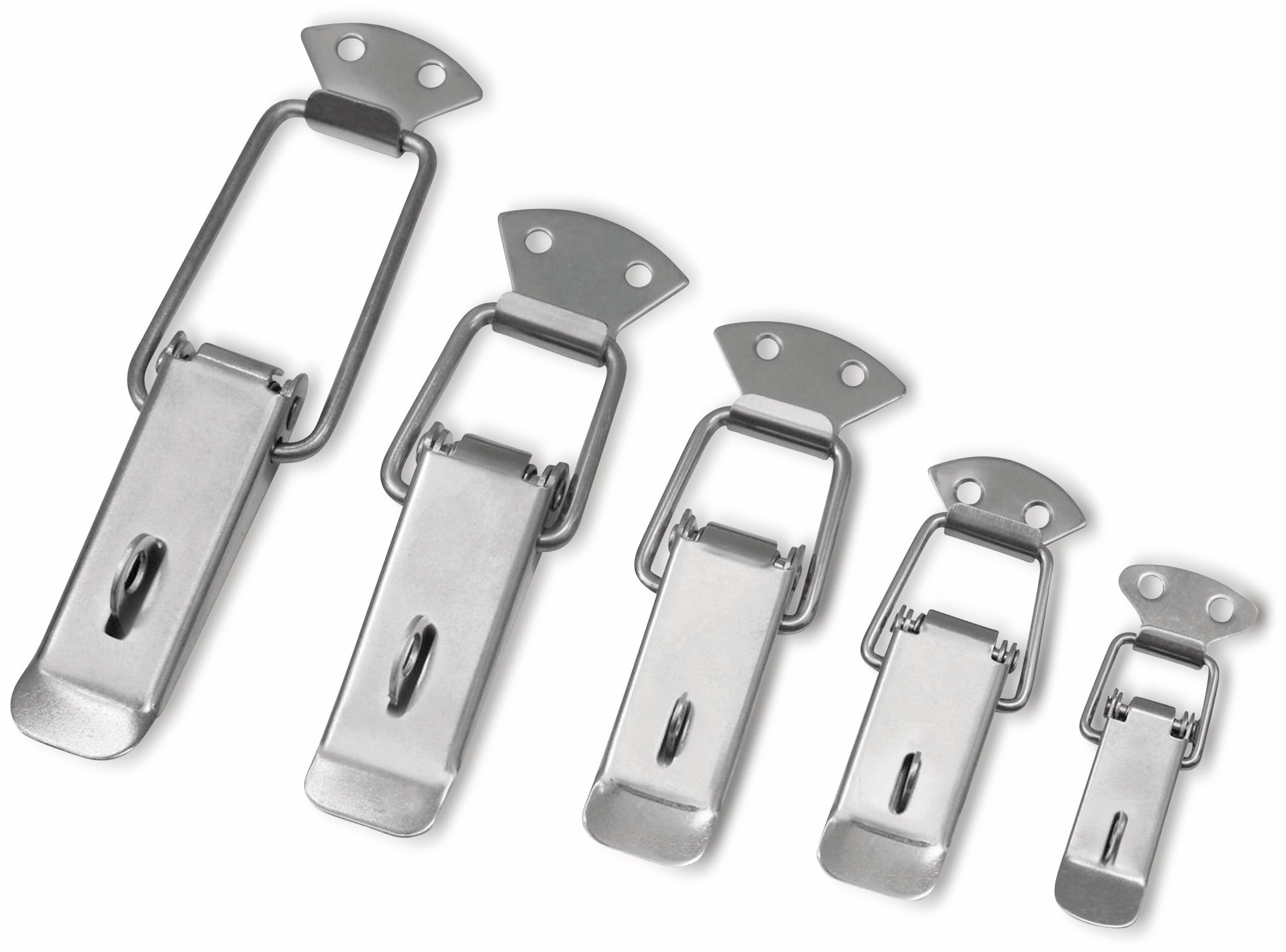 Spannverschluss, abschließbar, 55 mm, Edelstahl