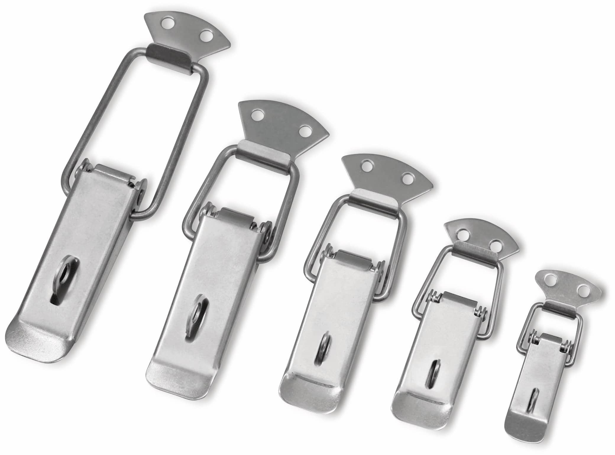 Spannverschluss, abschließbar, 55 mm, Edelstahl Spannverschluss, abschließbar, 55 mm, Edelstahl