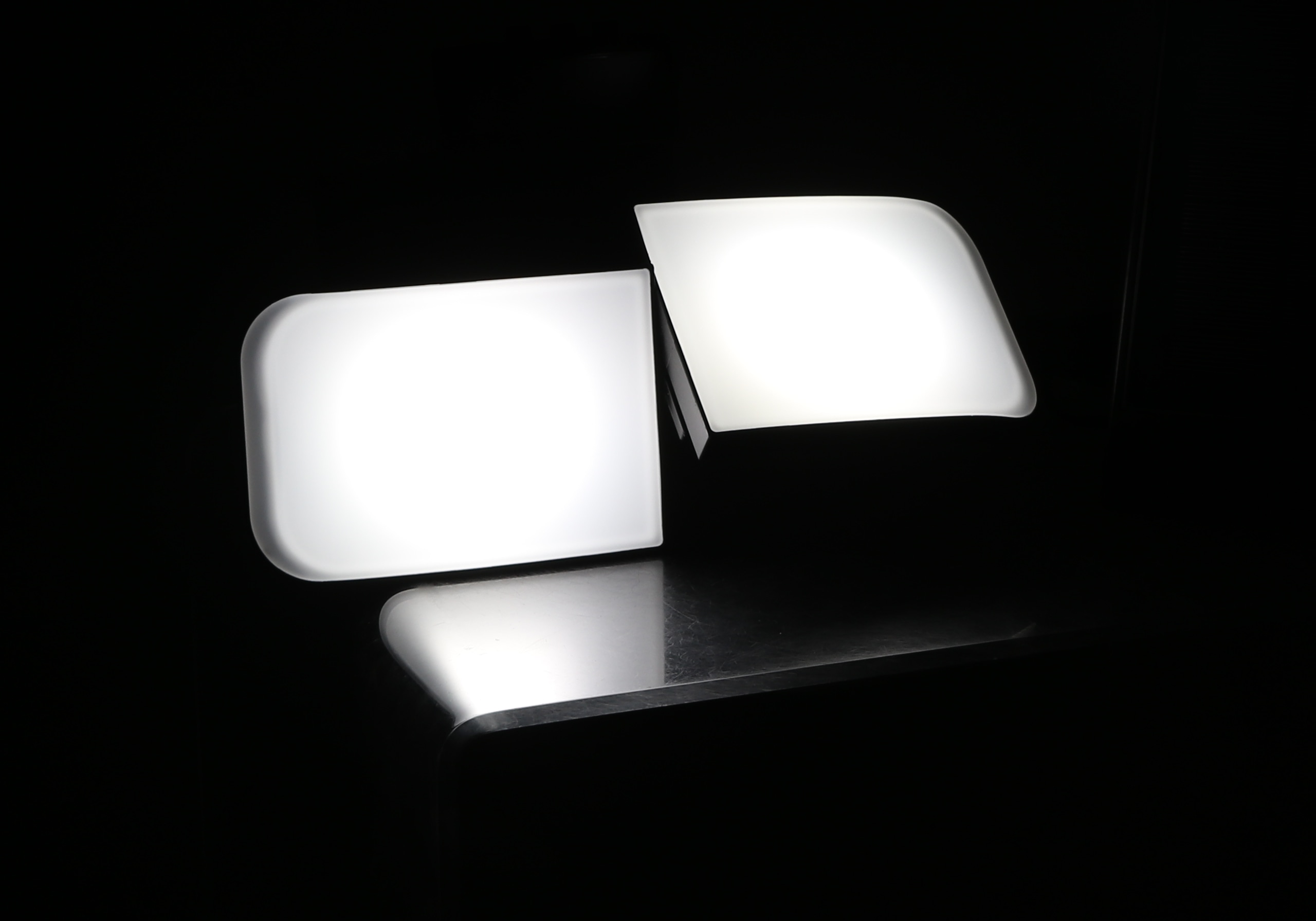 LED-Wandleuchte 872-S-S, 12 W, 6500 K, 900 lm, kaltweiß, IP44, schwarz