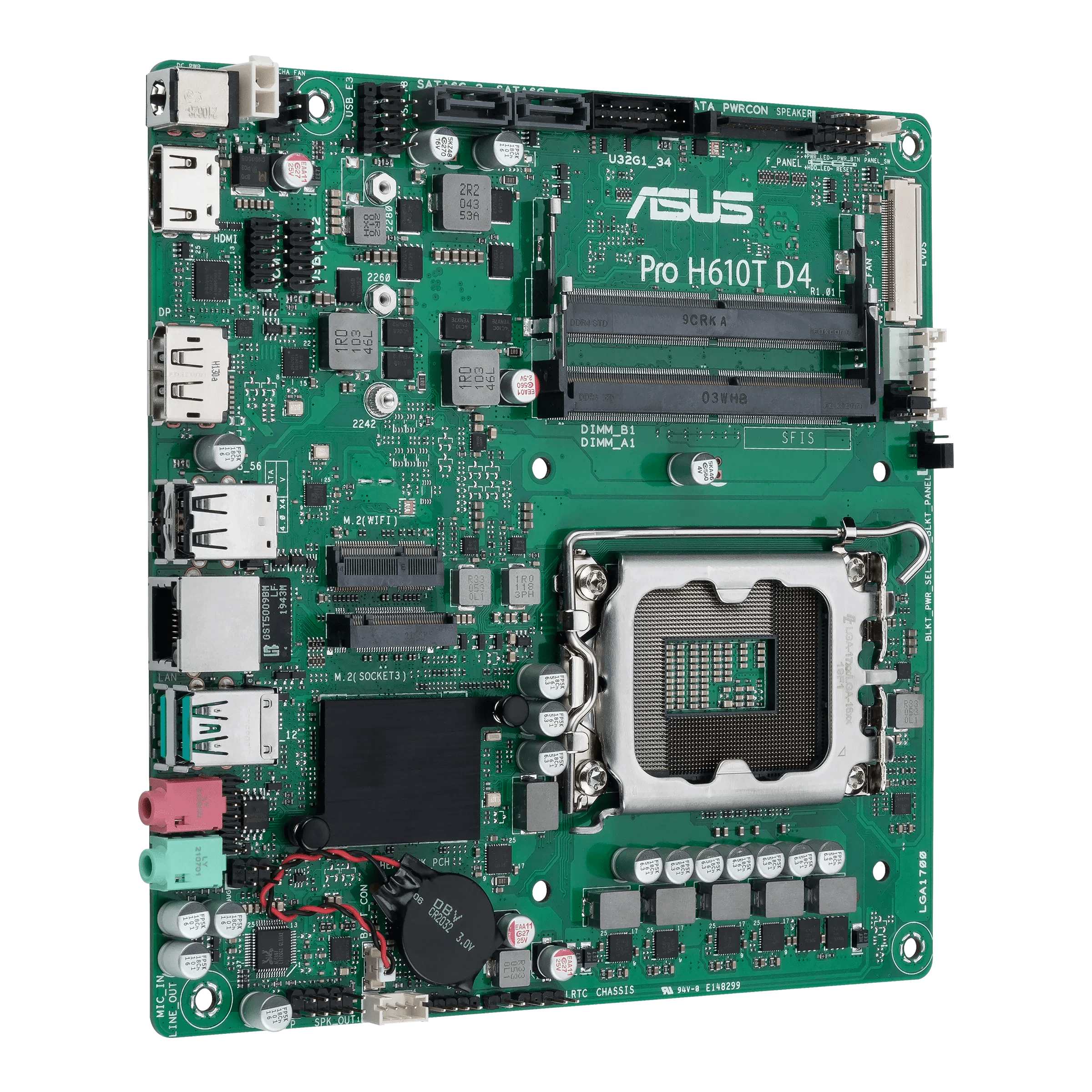 ASUS Motherboard Pro H610T D4-CSM