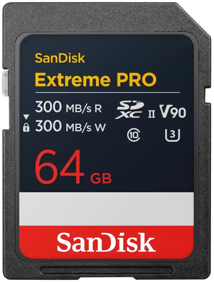 SANDISK SD-Card Extreme Pro UHS-II V90 64GB SANDISK SD-Card Extreme Pro UHS-II V90 64GB